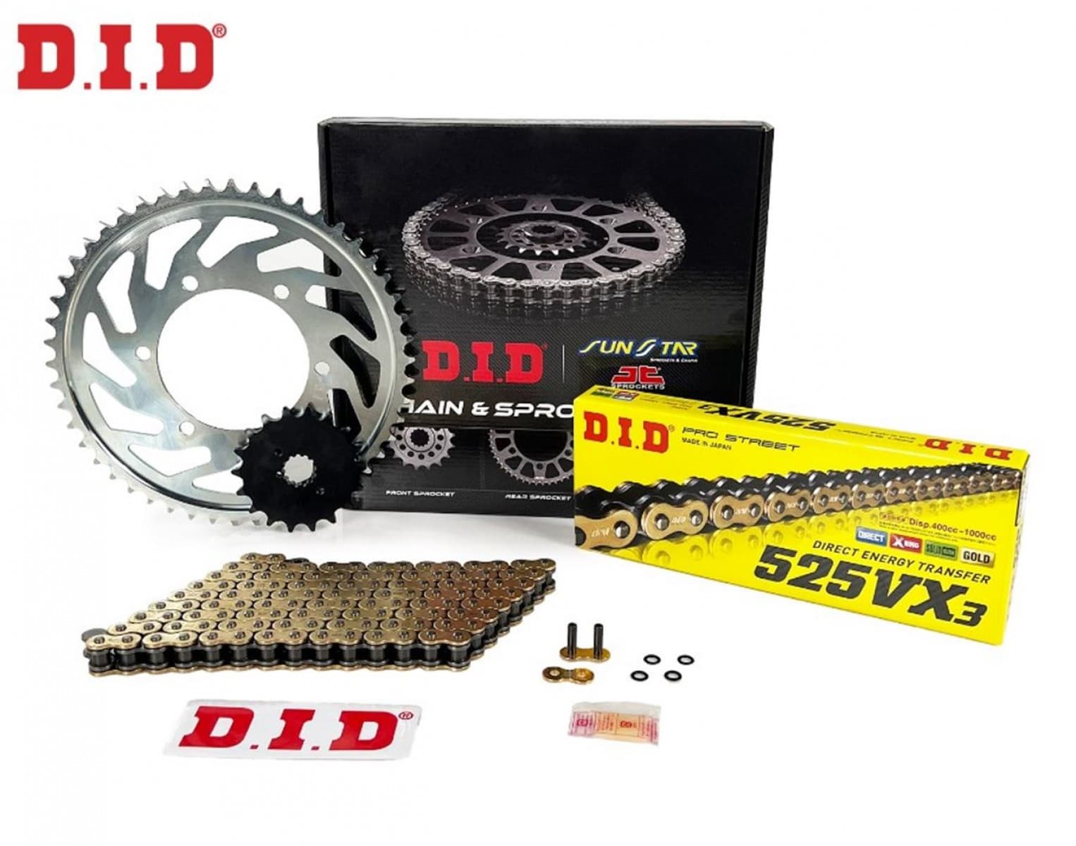 Yamaha Mt-09 Tracer 2021 - 2023 Gold Zincir Dişli Seti Dıd (42116- 16t - 1.4483-45t - 525vx3 118l)