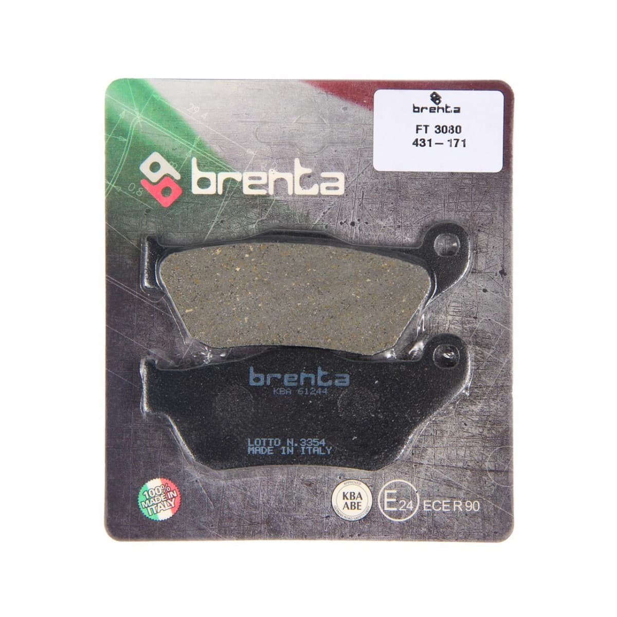 Brenta Organik Fren Balata Ft 3080 Ön Yamaha 250 R/v Xmax 05 - 13 F Yp 250 R Xmax 05 - 09 F 250 X-cıty 08 - F (262 - 430)