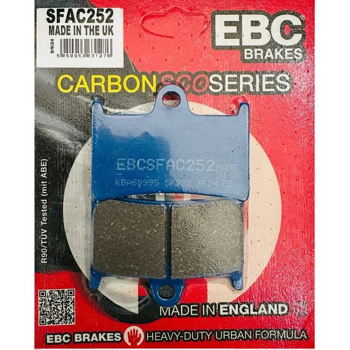 Ebc Fren Balatası Carbon Sfac252 1998-2003 Yamaha Yzf R1 Ön