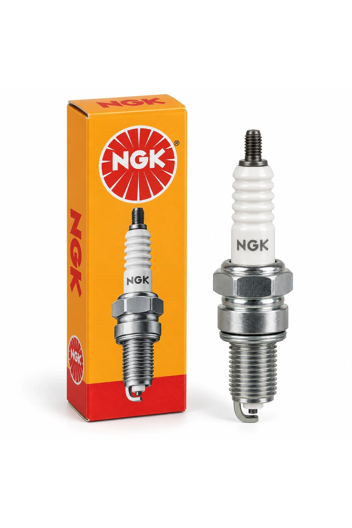 NGK 2756 BKR6E-11 4 Adet Nikel Elektrotlu Dirençli Benzin LPG Ateşleme Bujisi 14 mm 1,1 mm Contalı 1