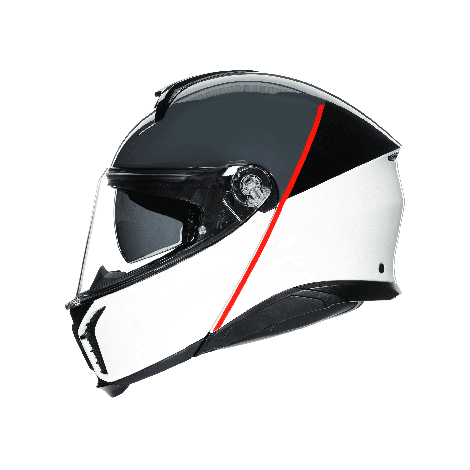 Agv Agv Tourmodular Mlt Balance White Grey Red Çene Açılır Kask