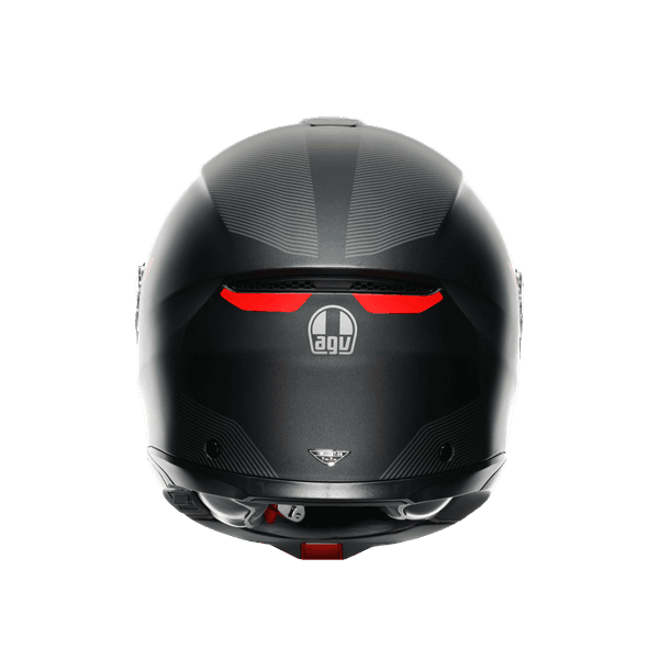 Agv Agv Tourmodular Frequency Matt Gun Metal Red Çene Açılır Kask