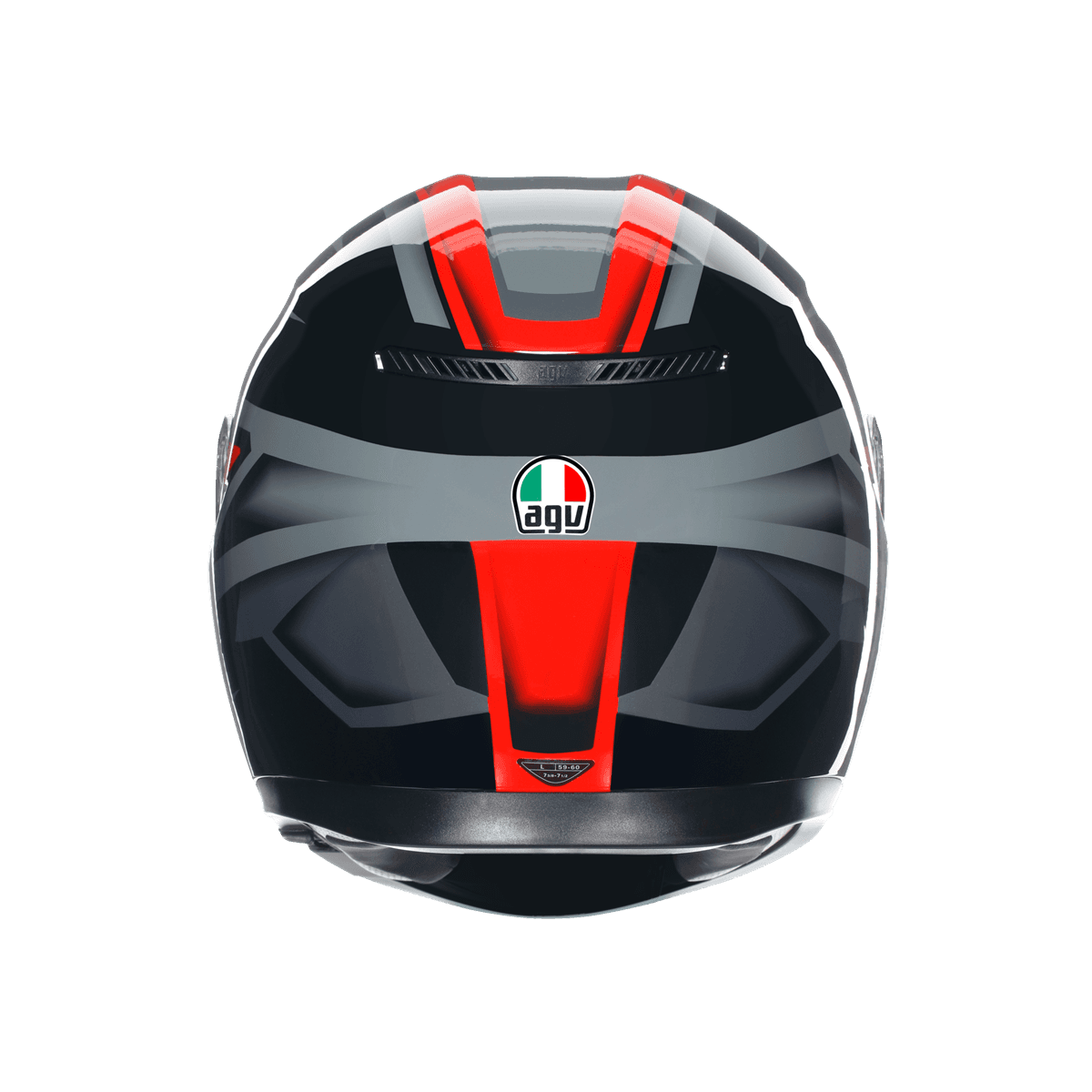 Agv Agv K3 Compound Black Red Kapalı Kask