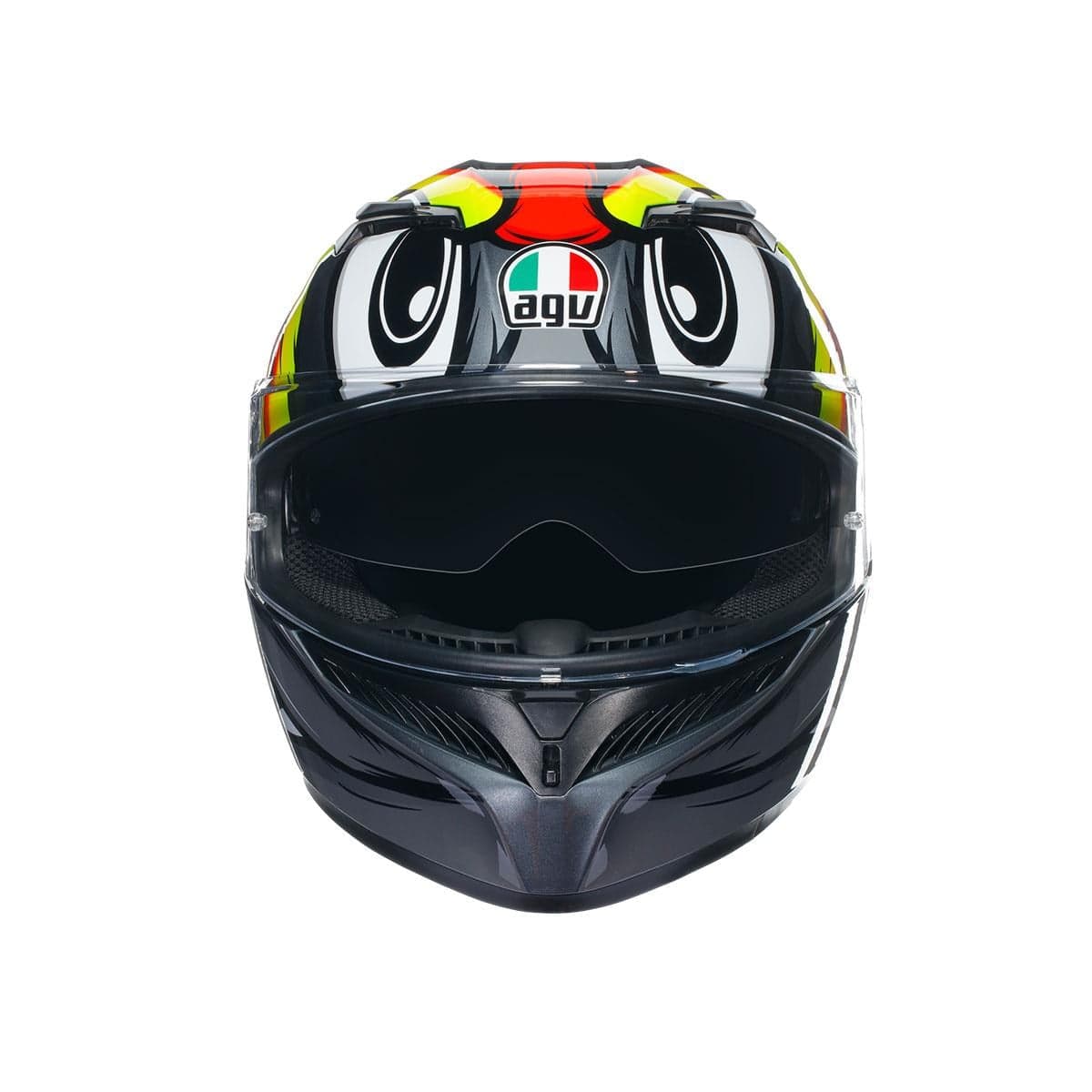 Agv Agv K3 Birdy 2.0 Grey Yellow Red Kapalı Kask