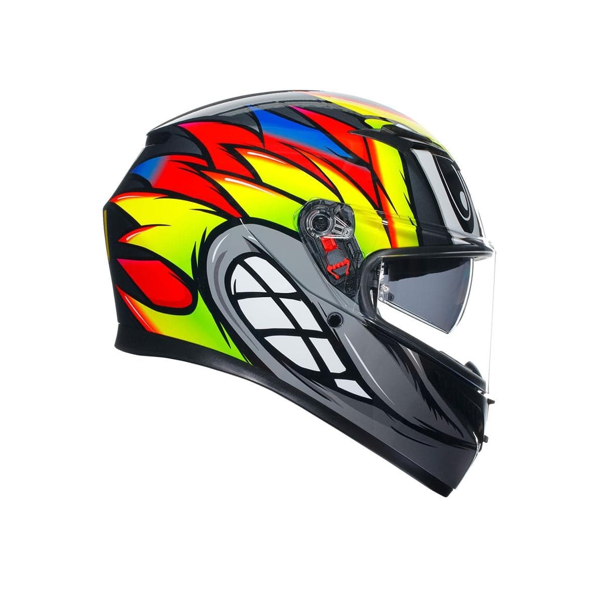 Agv Agv K3 Birdy 2.0 Grey Yellow Red Kapalı Kask