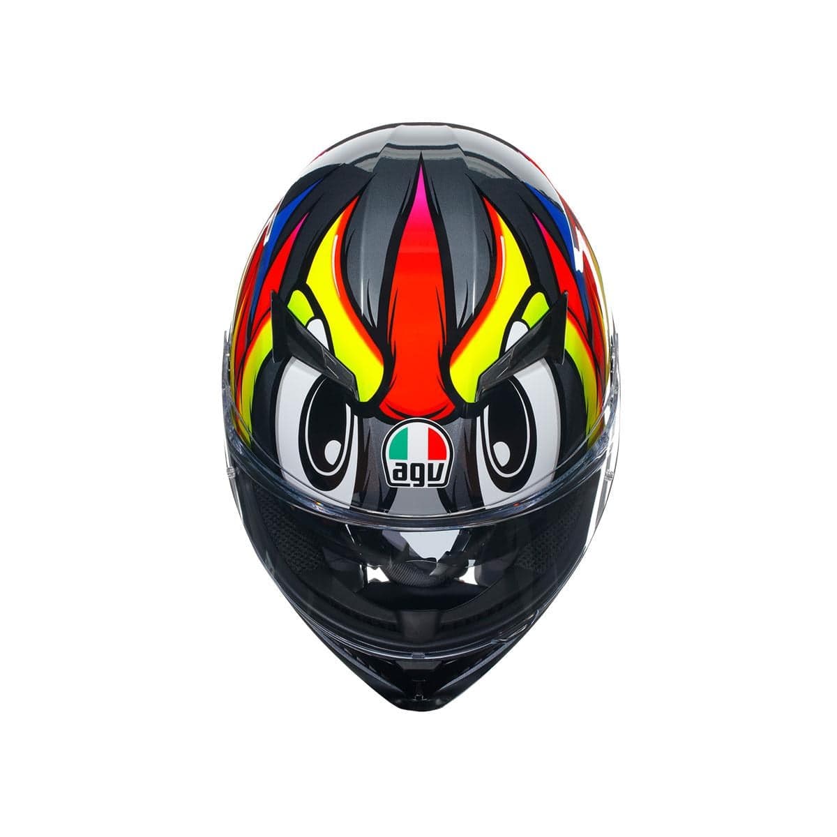 Agv Agv K3 Birdy 2.0 Grey Yellow Red Kapalı Kask