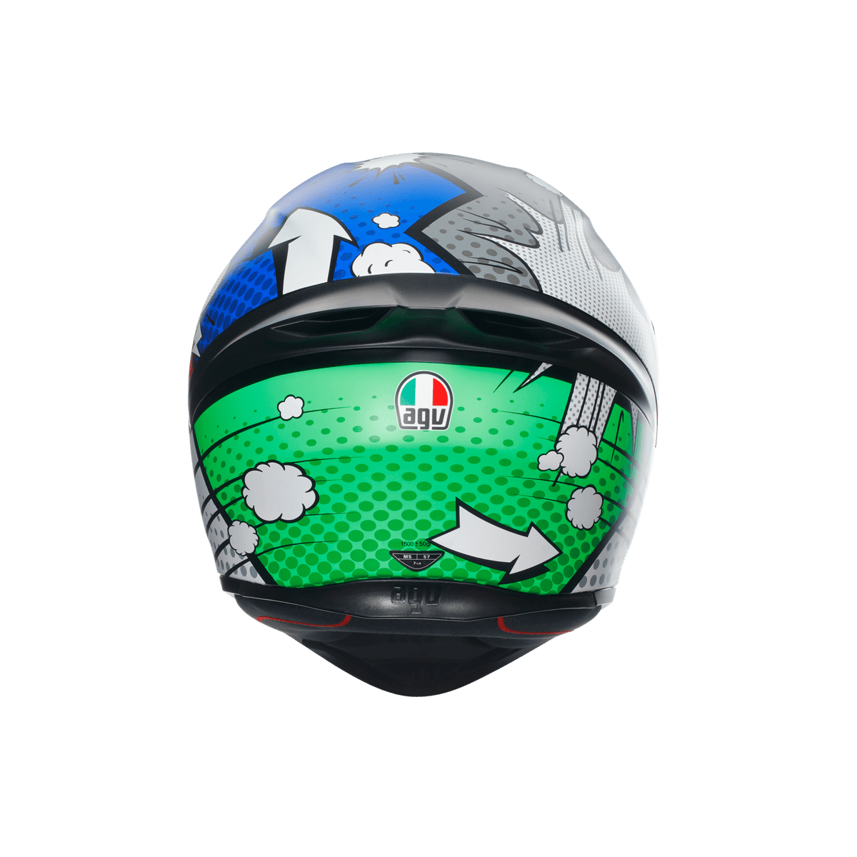 Agv Agv K1 S Bang Matt Blue Kapalı Kask