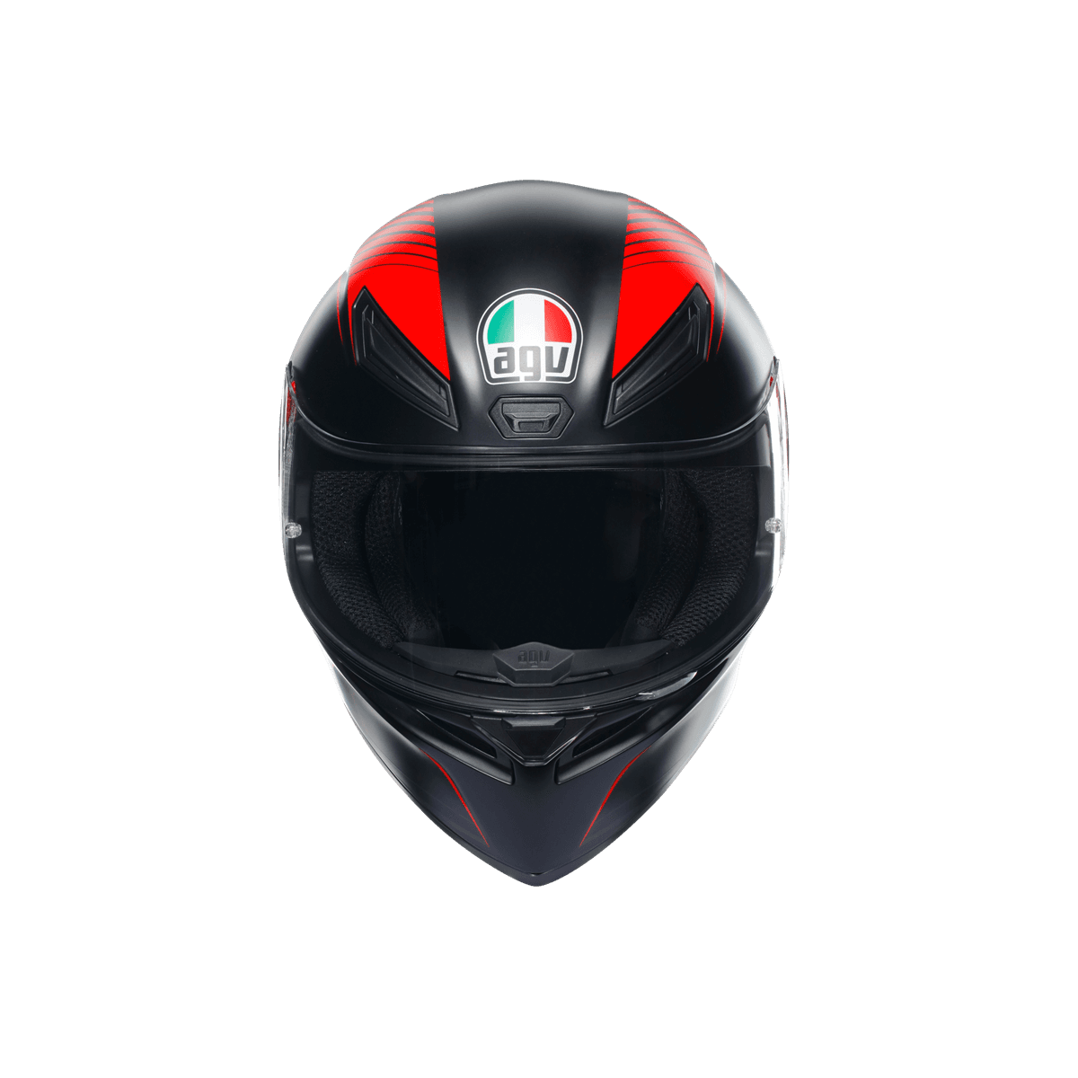 Agv Agv K1 S Warmup Matt Black Red Kapalı Kask