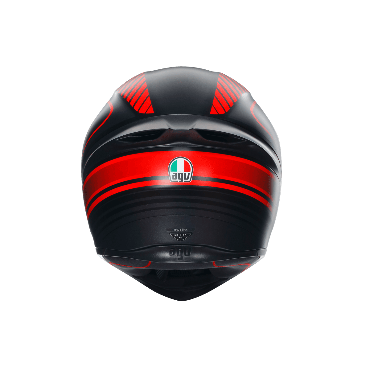 Agv Agv K1 S Warmup Matt Black Red Kapalı Kask