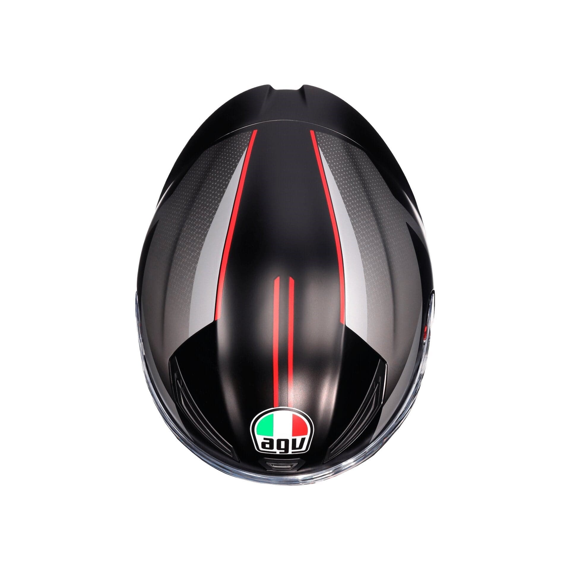 Agv Agv K1 S Lap Matt Black Grey Red Kapalı Kask