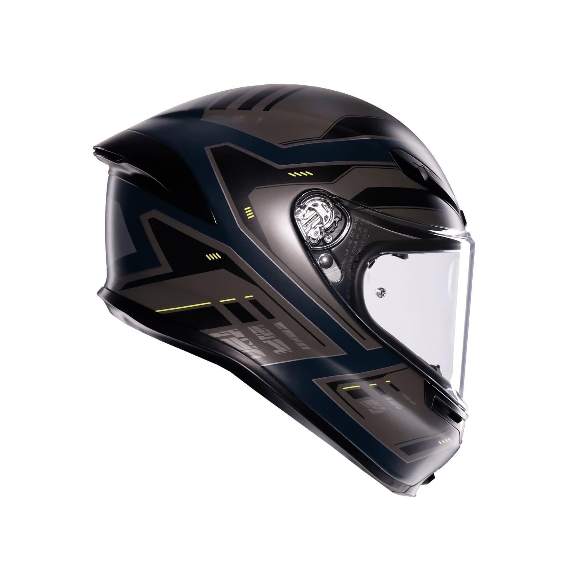Agv Agv K6 S Mplk Enhance Matt Grey Yellow Fluo Kapalı Kask