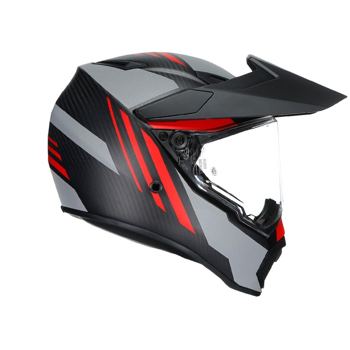 Agv Agv Ax9 Multi Refractive Adv Corbon Red Kapalı Kask