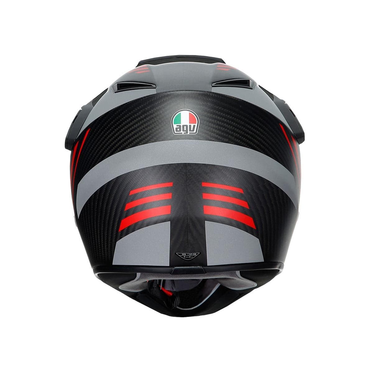 Agv Agv Ax9 Multi Refractive Adv Corbon Red Kapalı Kask