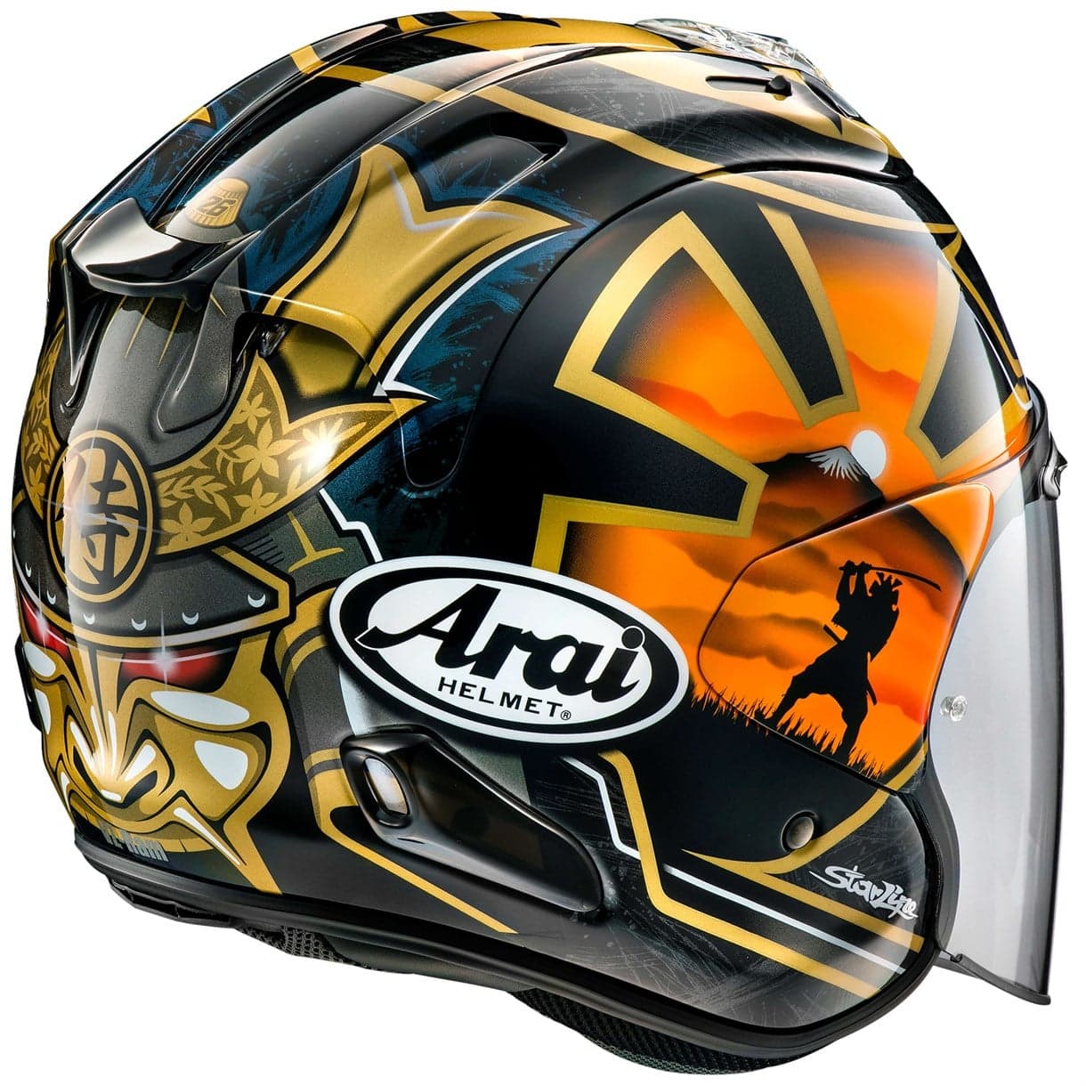 Arai Arai SZ-R Vas Pedrosa Spirit Gold Açık Kask