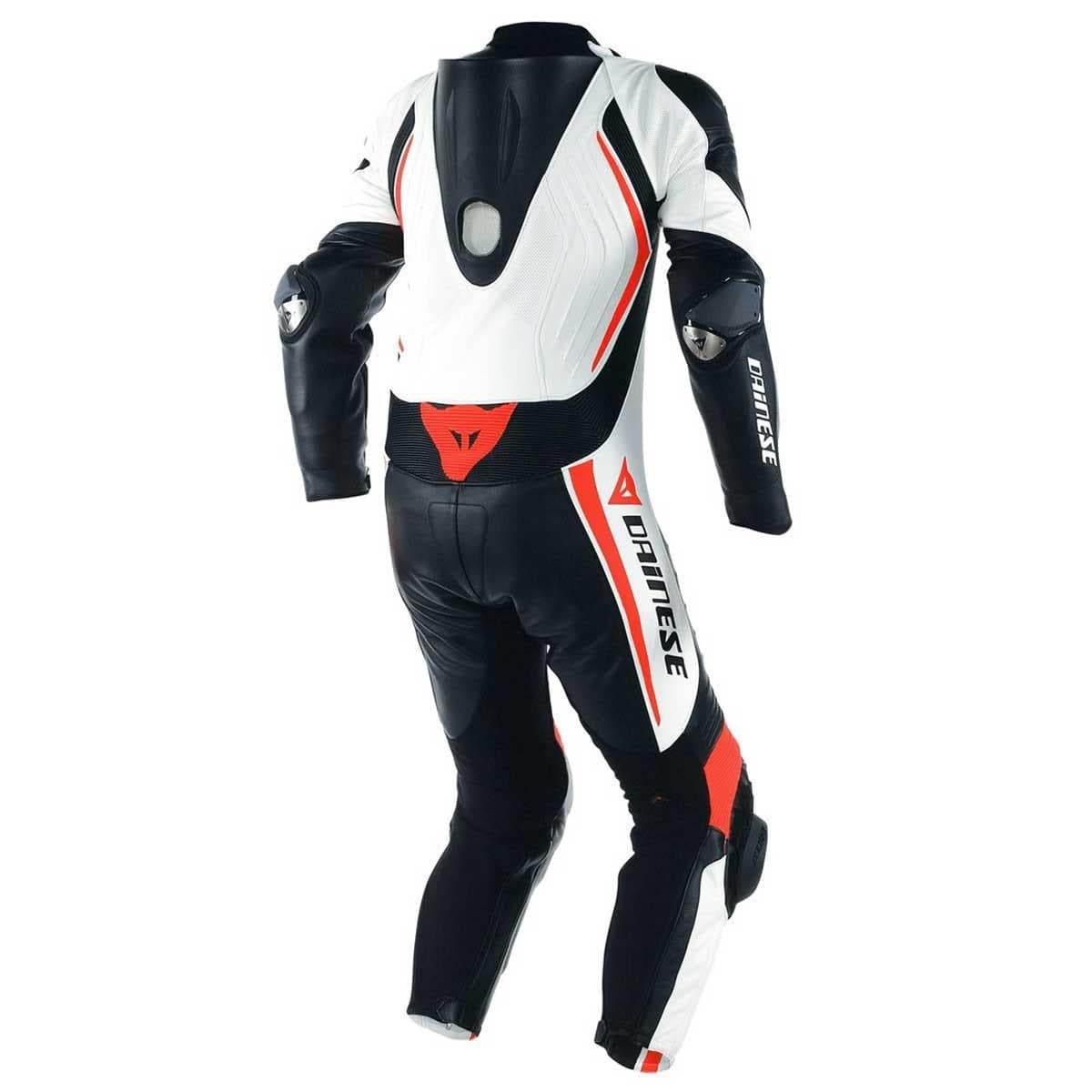Dainese Dainese Laguna Seca D1 Black White Red Tek Parça Deri Tulum