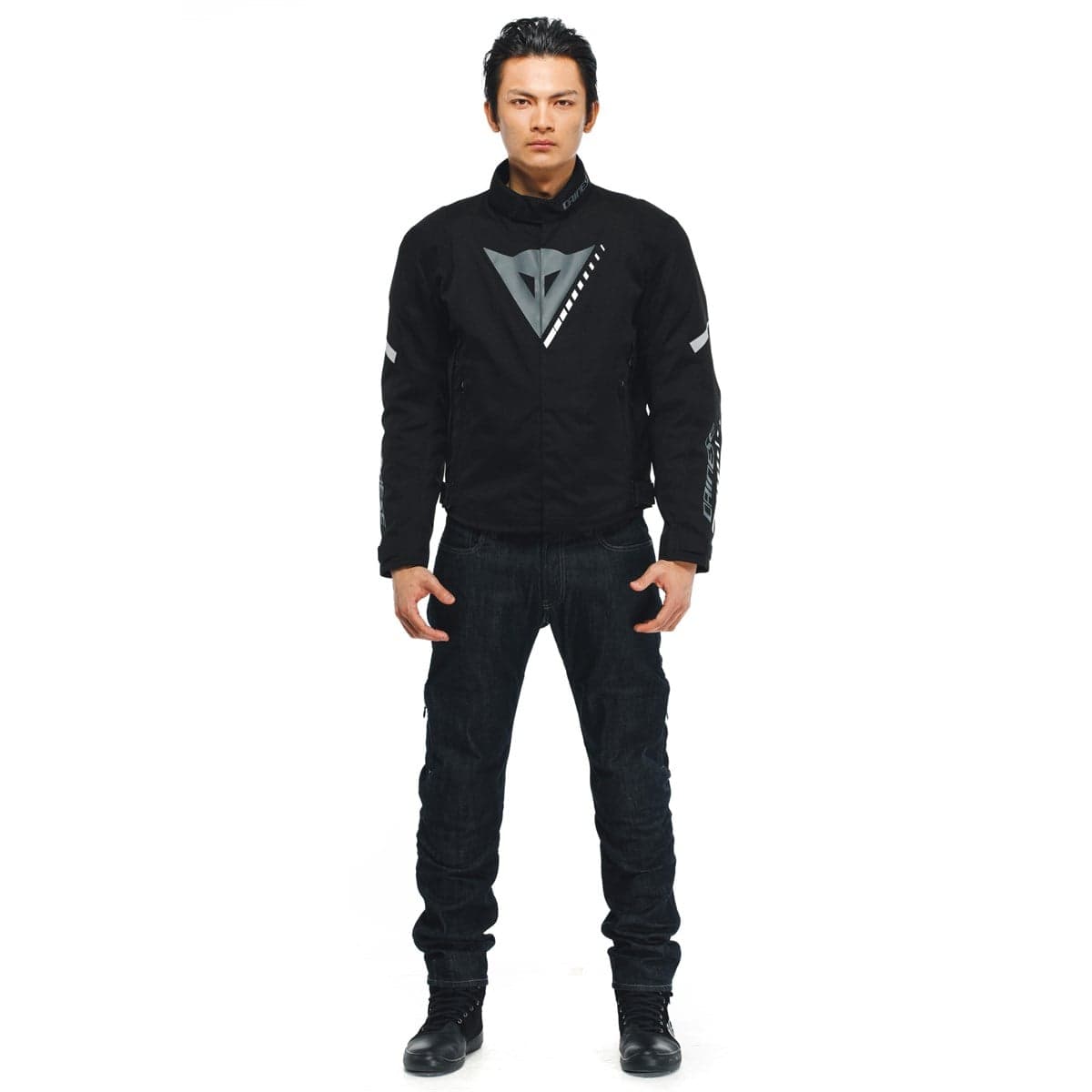 Dainese Dainese Veloce Black Charcoal Gray White D-Dry Mont
