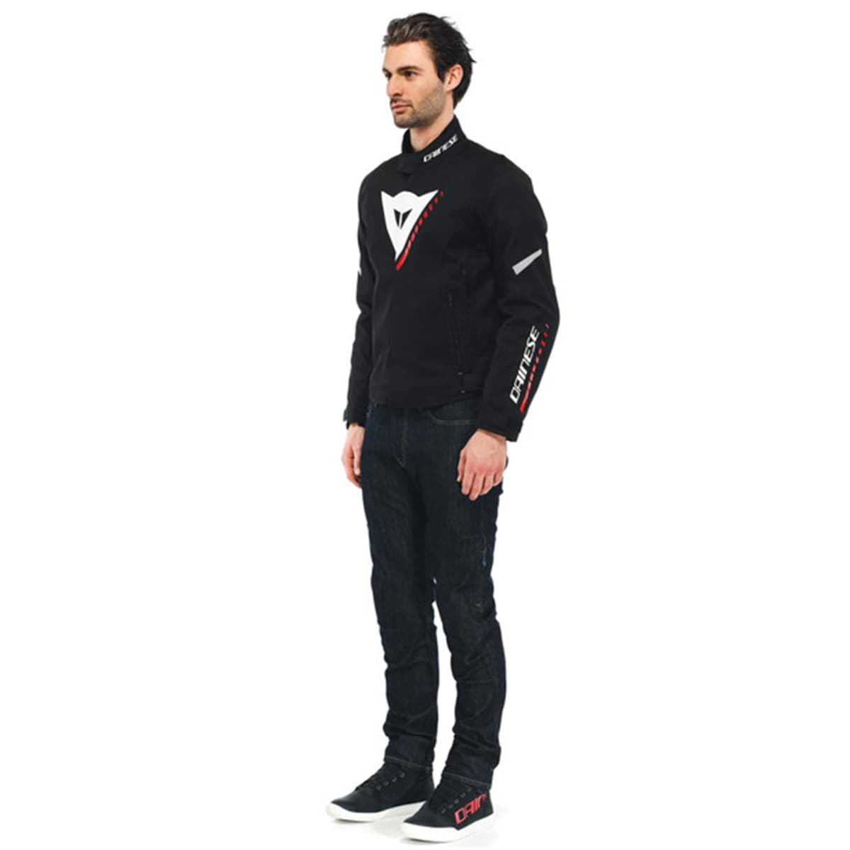 Dainese Dainese Veloce Black White Lava Red D-Dry Mont