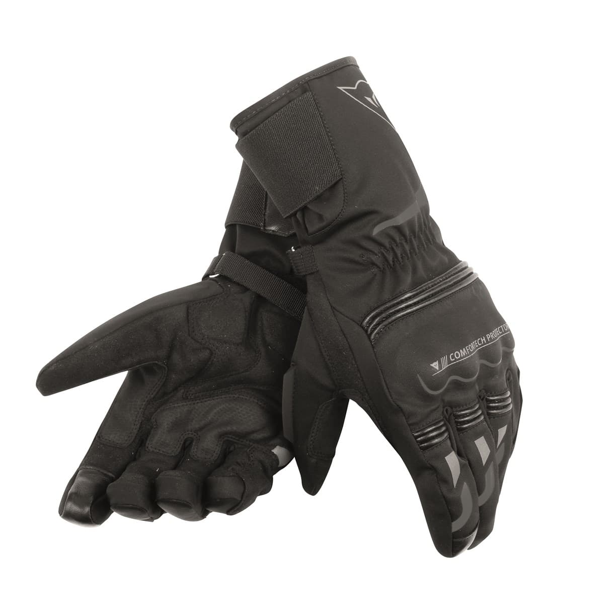 Dainese Tempest Unisex Black Black D-Dry Kadın Long Eldiven