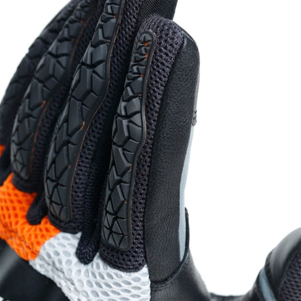 Dainese Dainese Explorer 2 Glacier Gray Orange Deri Motosiklet Eldiveni