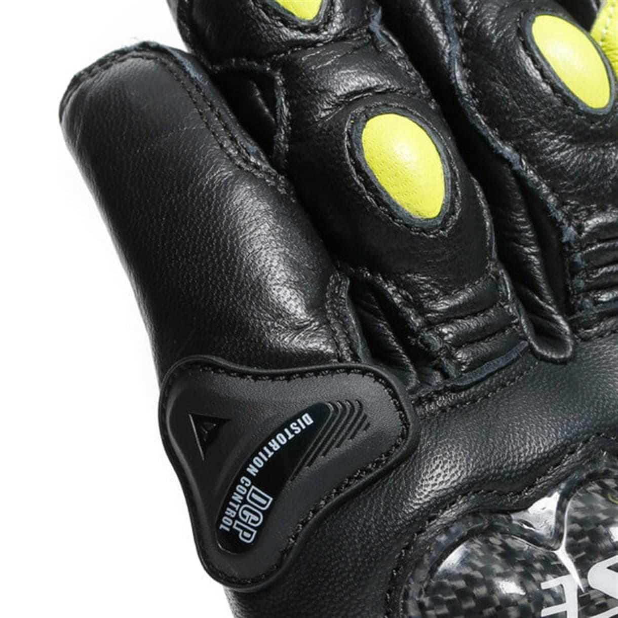 Dainese Dainese Carbon 3 Long Deri Eldiven Black Fluo White Yellow