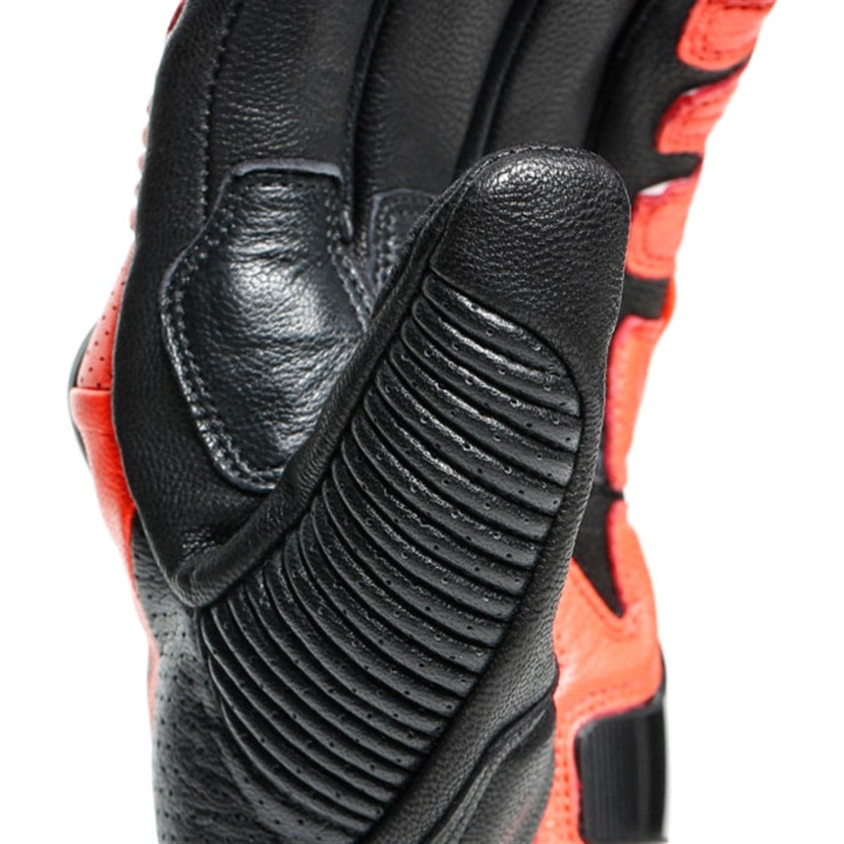 Dainese Dainese X-Ride Deri Eldiven Black Fluo Red