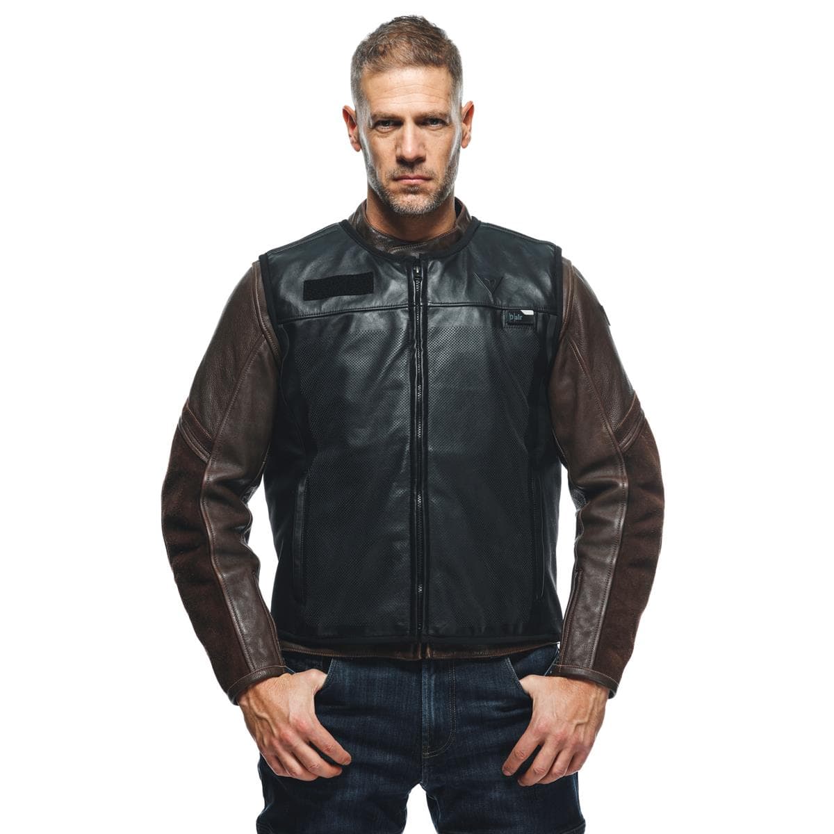 Dainese Dainese Smart Jacket Black Deri Airbag Yelek