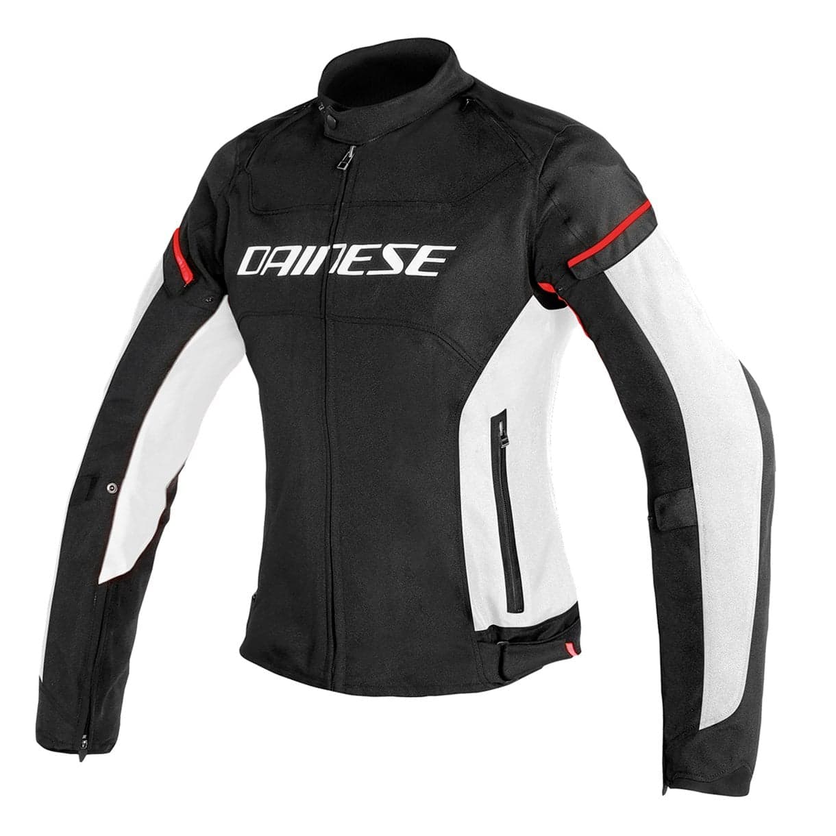 Dainese Dainese D-Frame Lady Tekstil Mont Black White Red Fluo