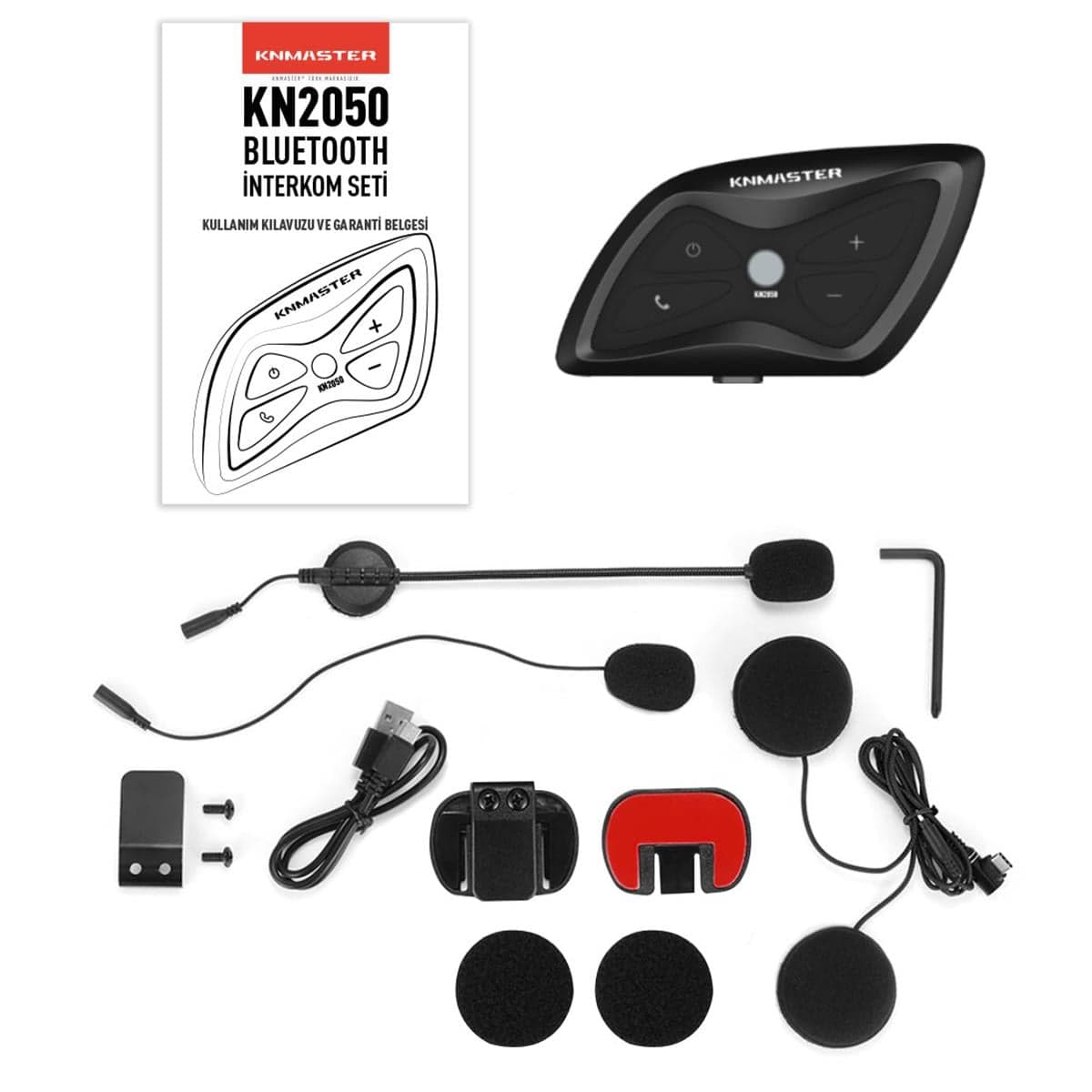 KNMASTER Knmaster KN2050 Bluetooth İnterkom Seti
