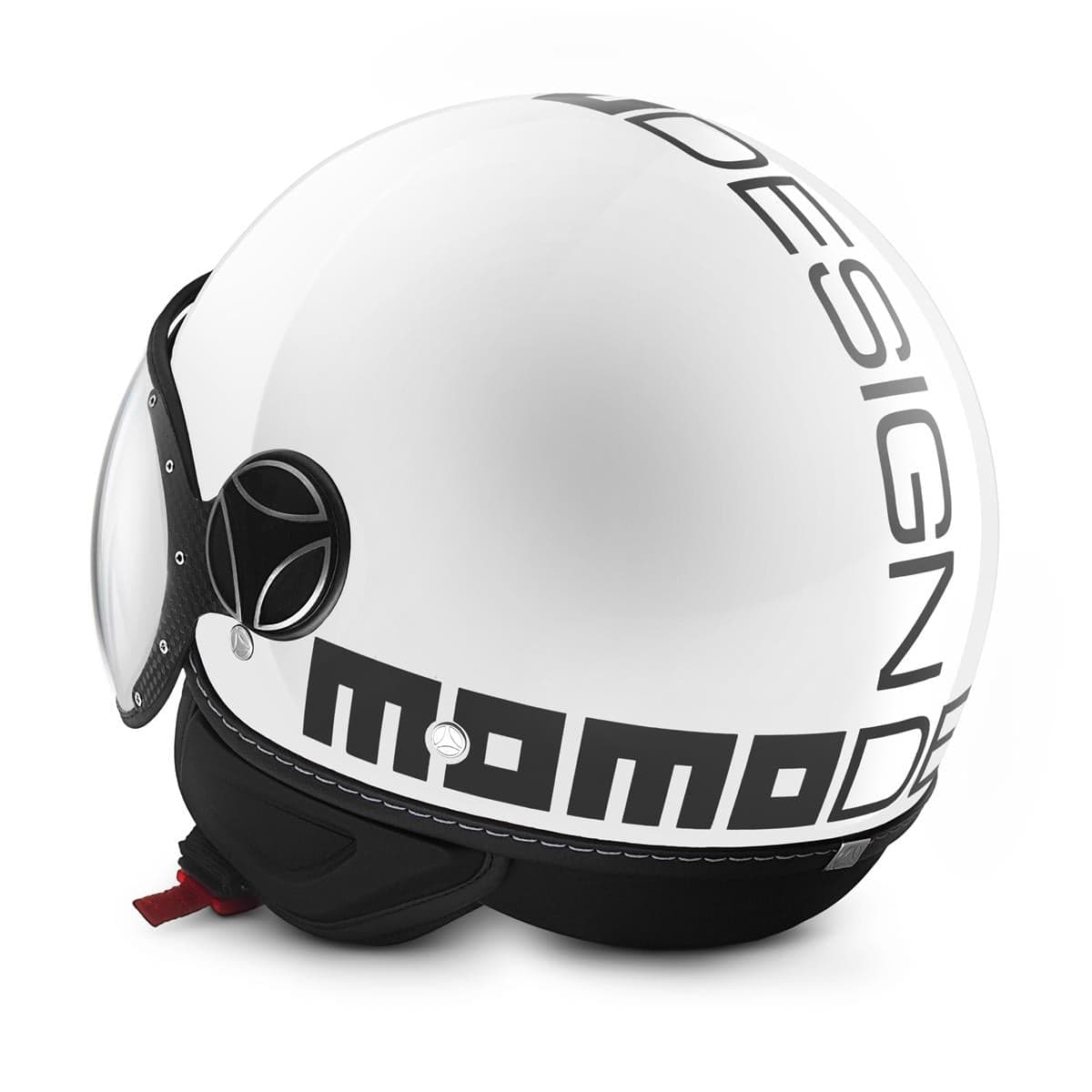 Momodesign MomoDesign Fgtr Classic Mono White Black Açık Kask