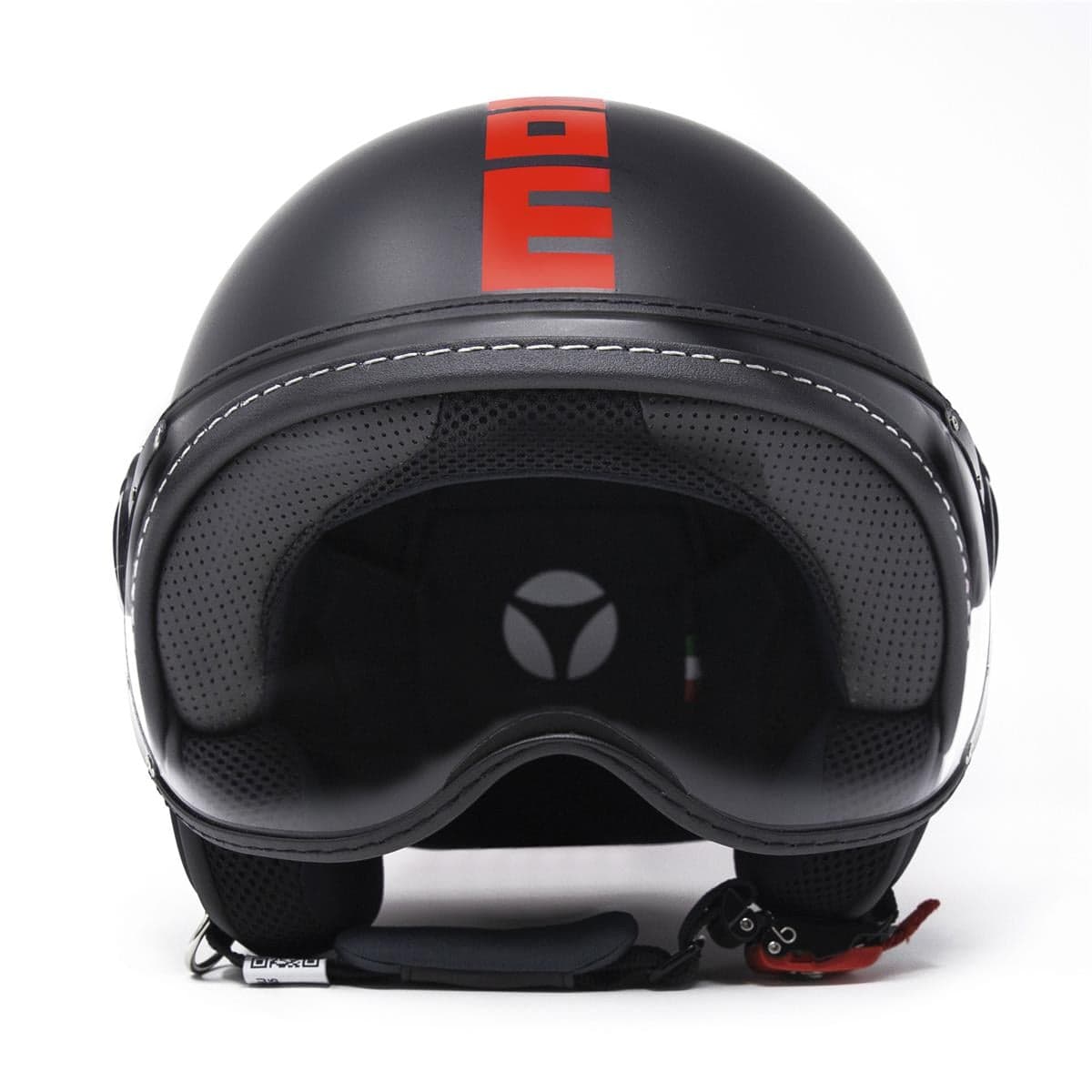 Momodesign MomoDesign Fgtr Classic Mono Fluo Matt Black Red Açık Kask