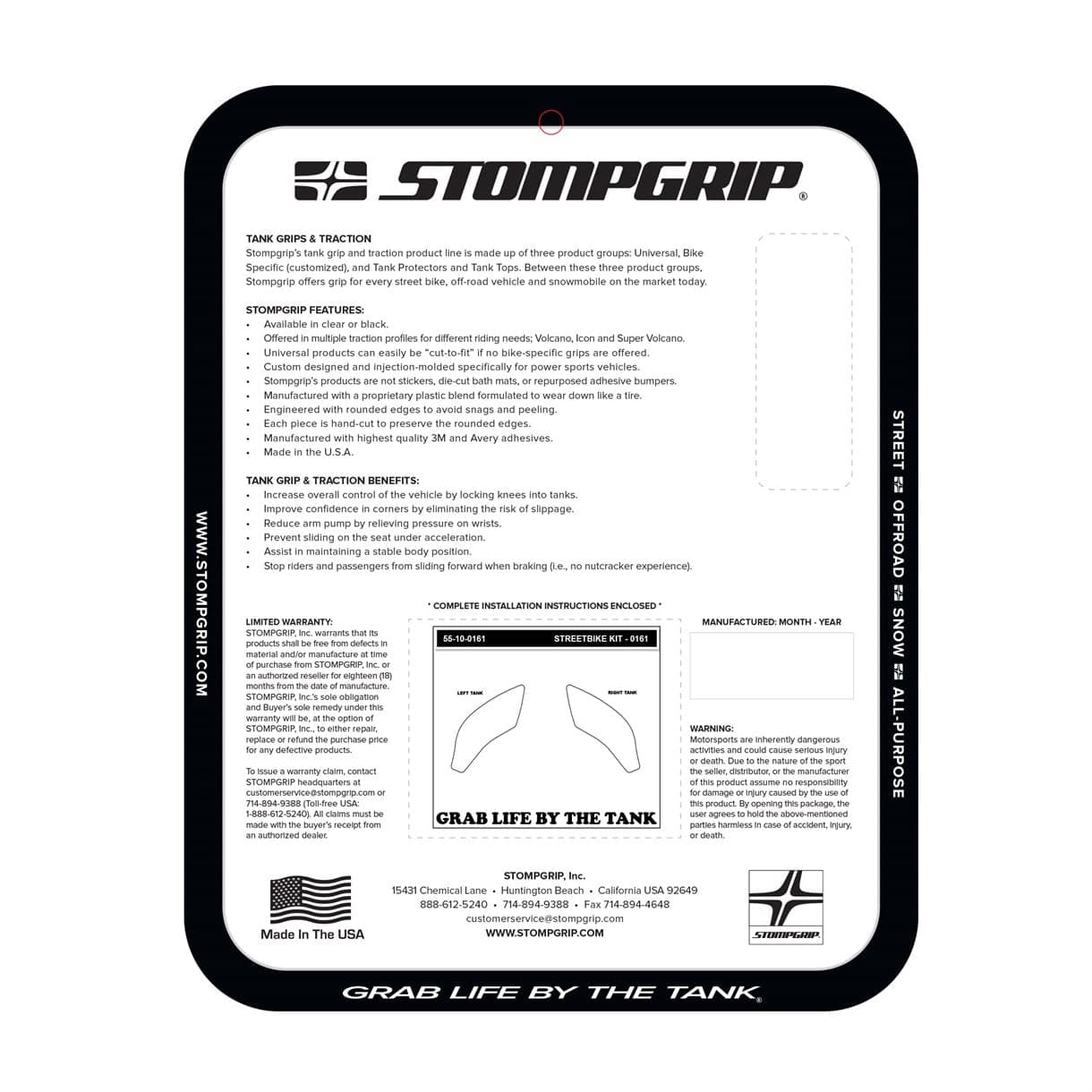 Stompgrip Stompgrip Honda Cb250/650r (19) Şeffaf Depo Pad