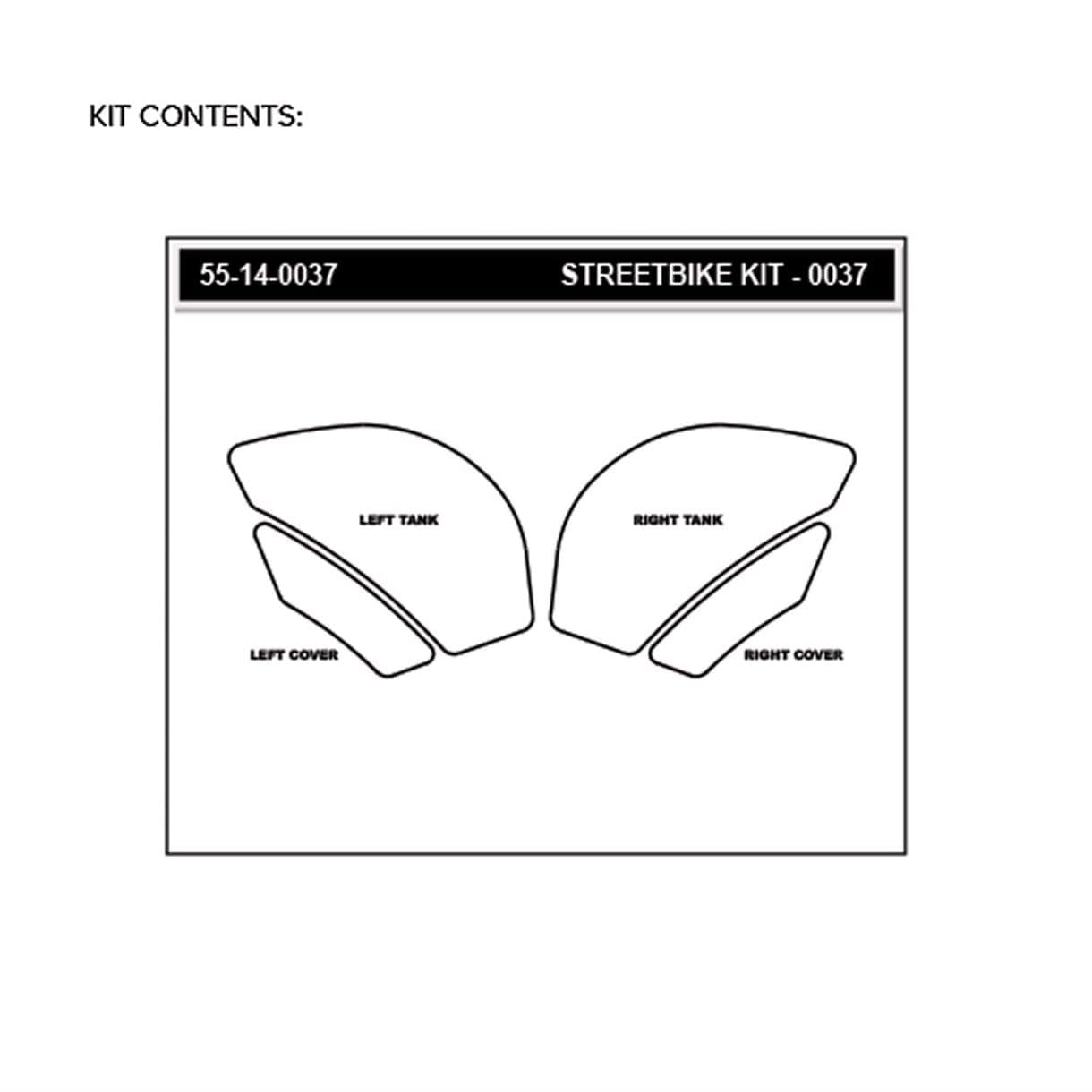 Stompgrip Stompgrip Kawasaki Ninja Zx-6r (09-20) Şeffaf-Siyah Depo Pad