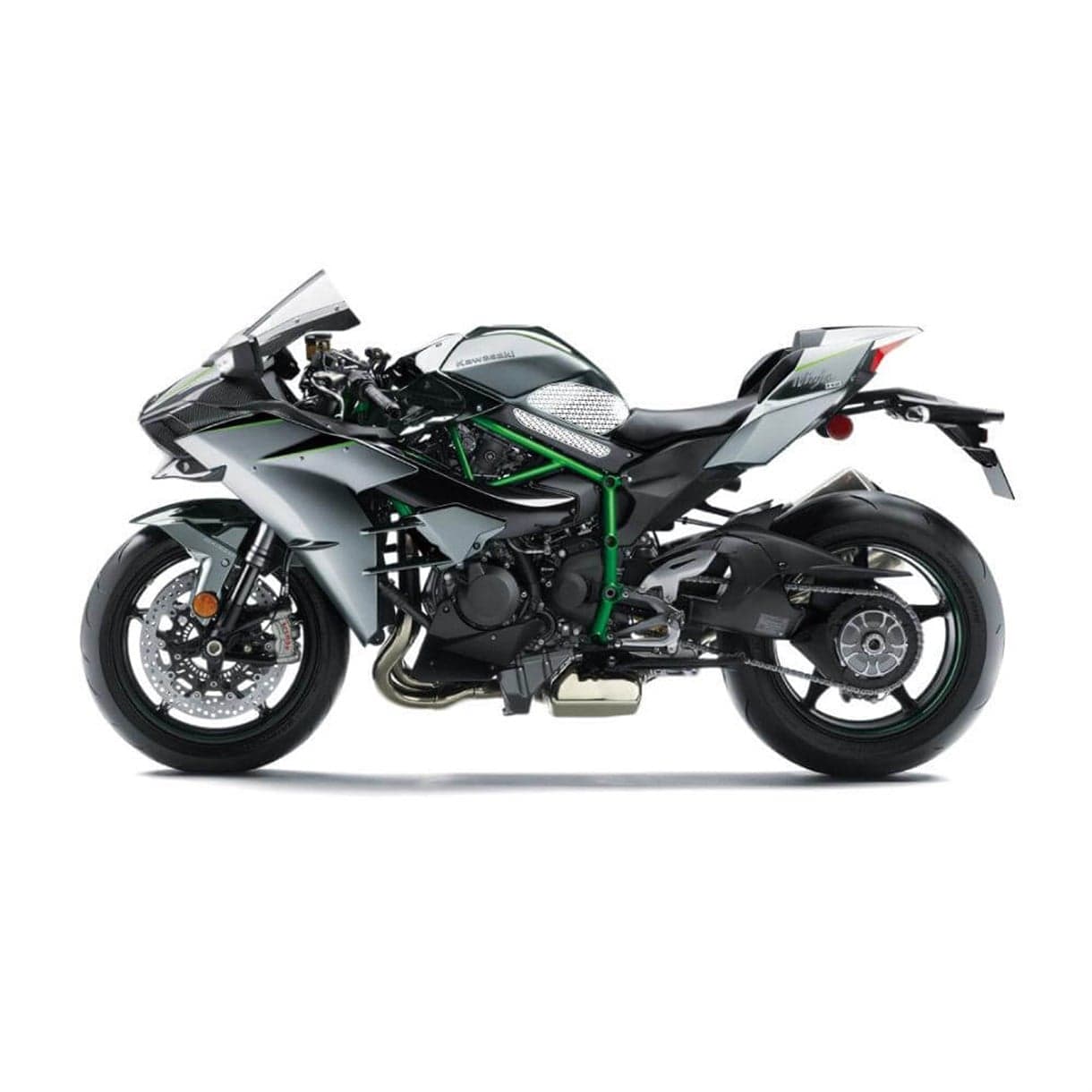 Stompgrip Stompgrip Kawasaki Ninja H2 (15-19) Şeffaf-Siyah Depo Pad