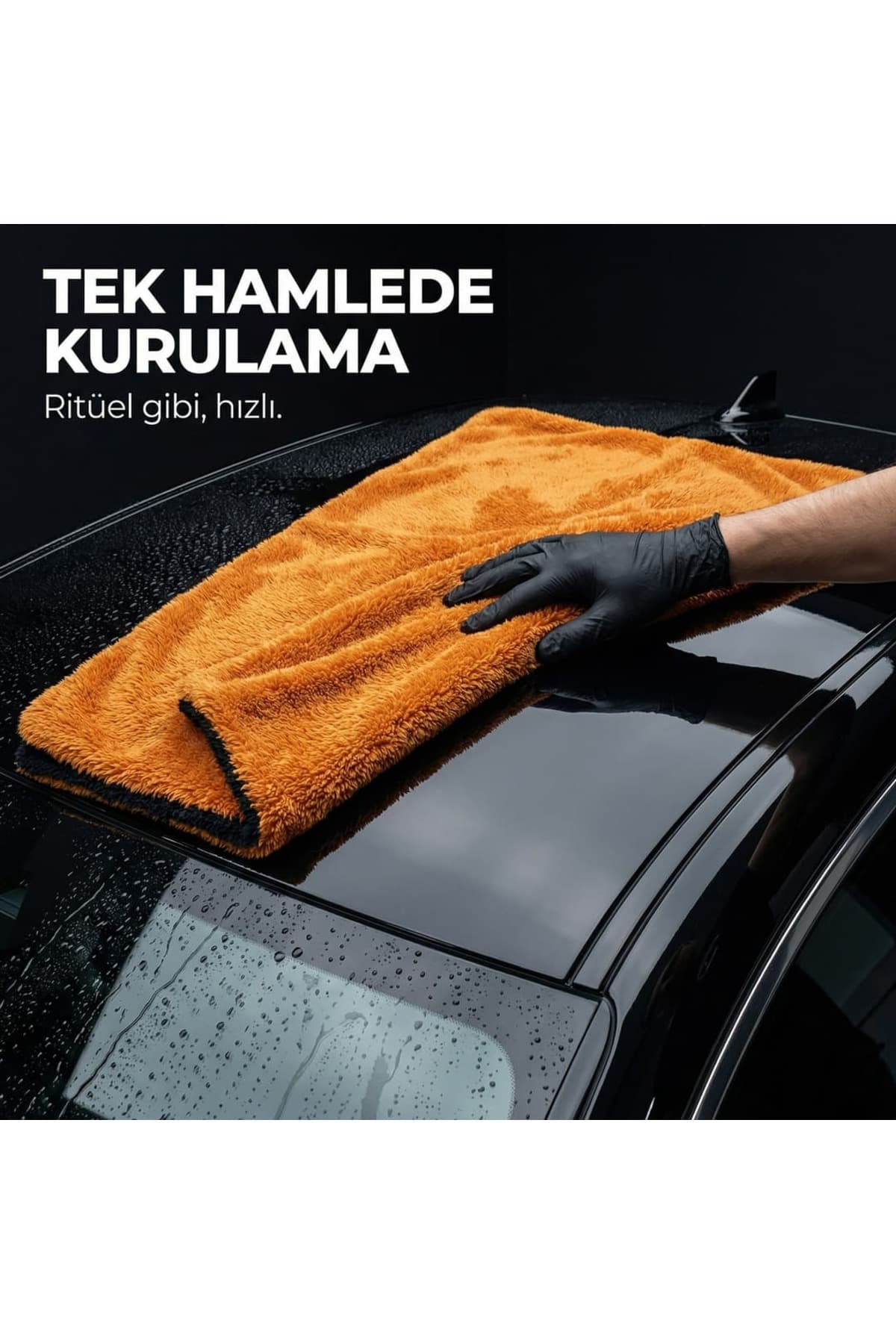 SCHON WEITER Extra Emici Premium Mikrofiber Twist Oto Kurulama Havlusu 1200 GSM – 50x80 - Schön weiter