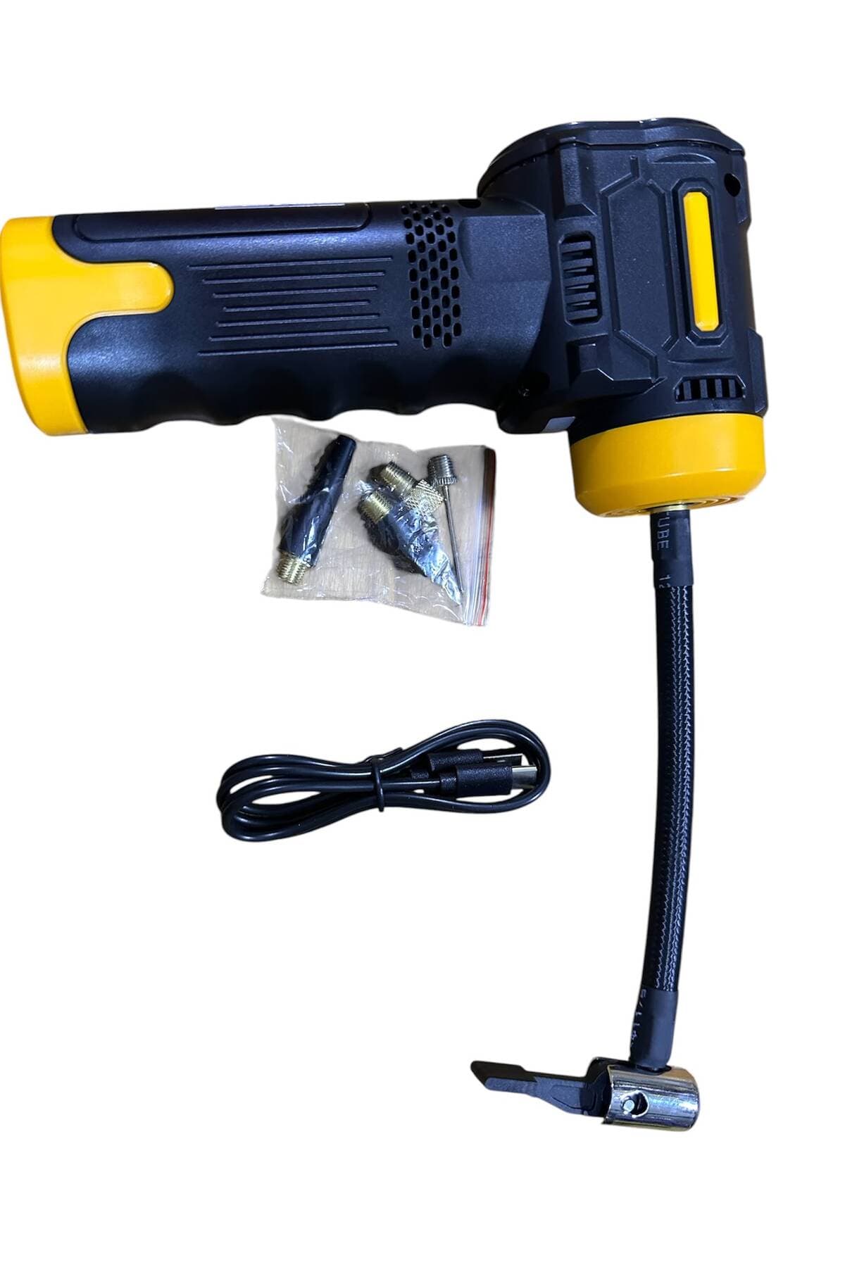 ELKA Şarjlı Taşınabilir Hava Kompresörü 150 PSI Dijital Lastik Şişirme Pompası LED Işıklı