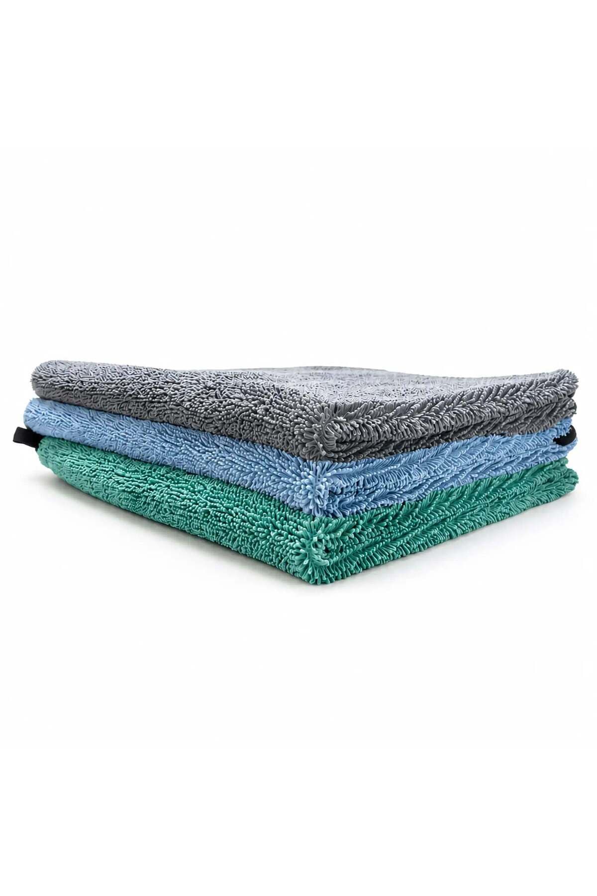 Factor360 Vortex Twist Pro 700 GSM Mikrofiber Araç Kurulama Havlusu 50x70 cm - Yeşil
