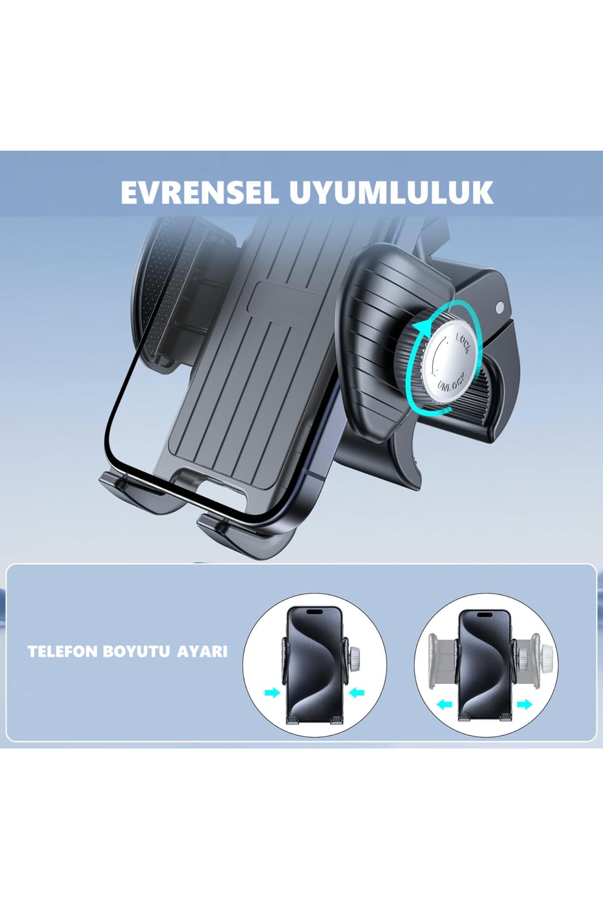 outfire Süspansiyon'Lu Titreşim Önleyici Gidon Bağlantılı Motosiklet Bisiklet Scooter Telefon Tutucu