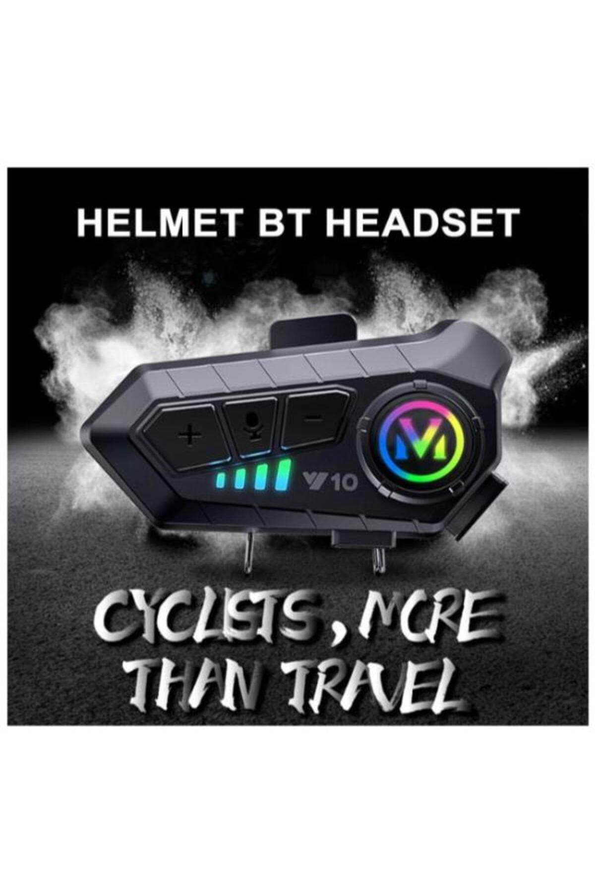 Smart Time&Tech Y10 Motosiklet BT5.3 Çeşitli Kasklarla Uyumlu İnterkom Gürültü Engelleme