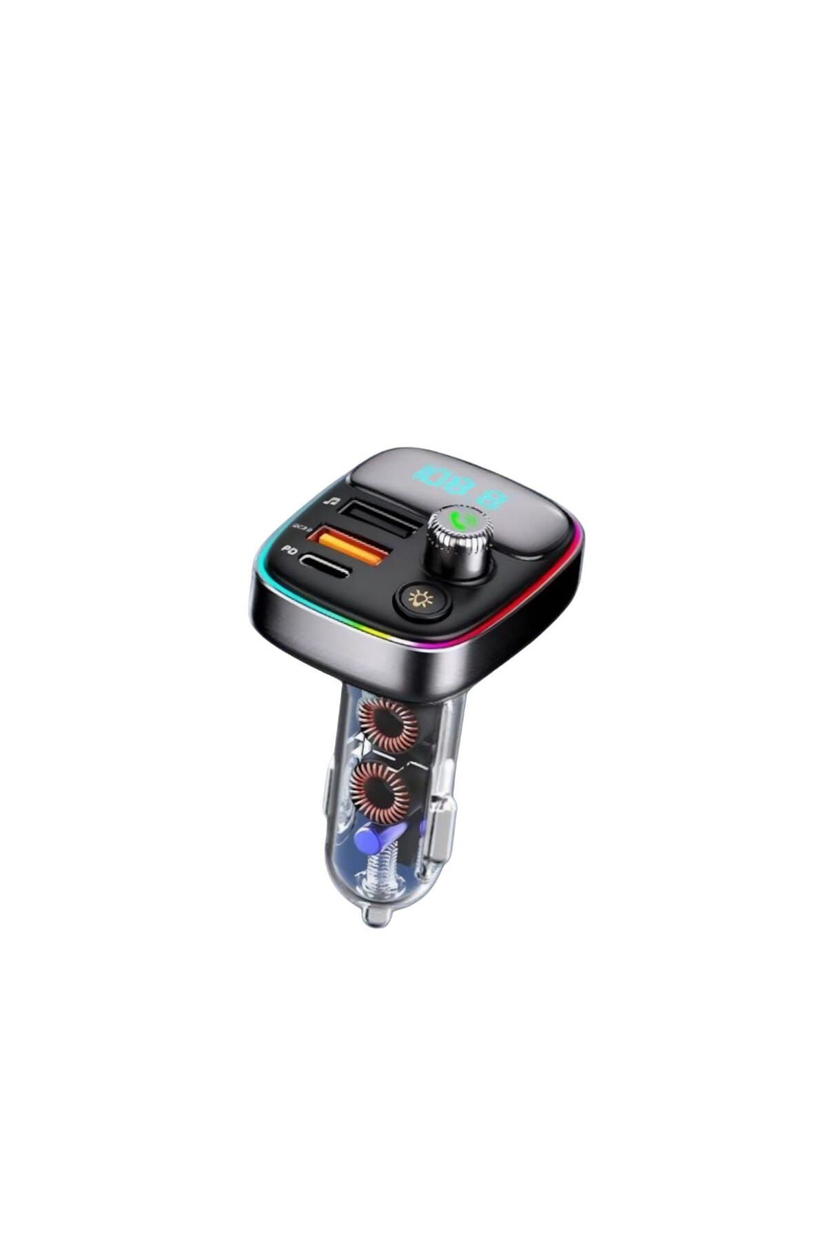 Bluetooth FM Transmitter Araç İçi Hızlı Şarjlı