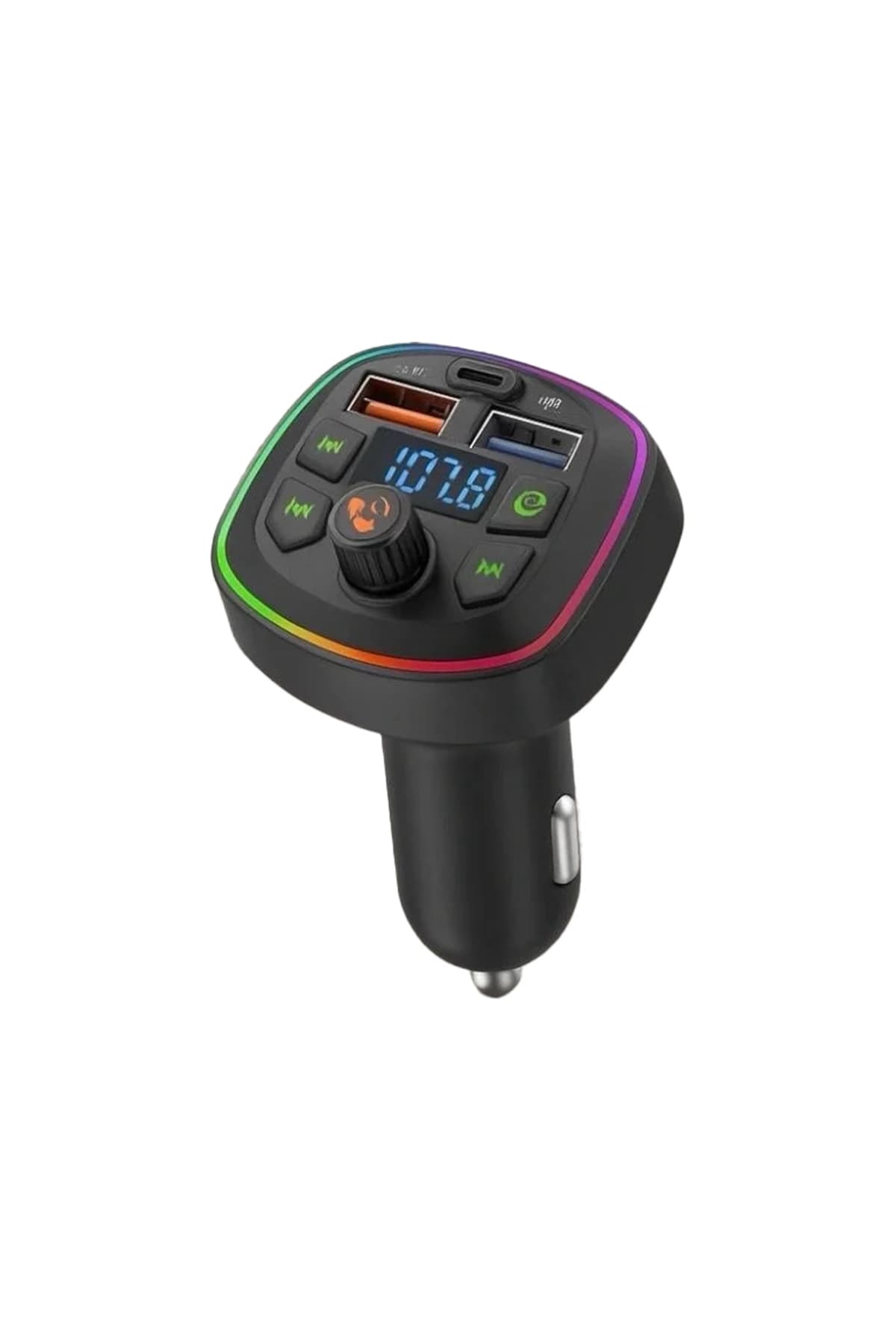 EIMA Q7 Bluetooth Araç FM Transmitter MP3 Çalar Type-C PD 20W Hızlı Şarj