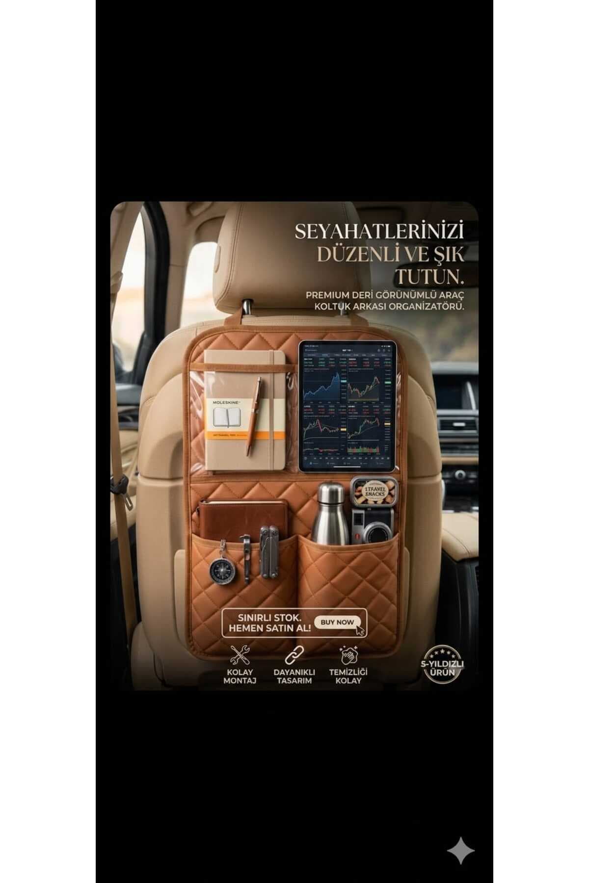 Araç İçi Organizer Tablet Tutucu Oto Koltuk Arkası Düzenleyici Çok Cepli Araba İçi Telefon Tablet Askılığı araba koltuk arkası düzenleyici araba içi düzenleyici cepli organizer taba