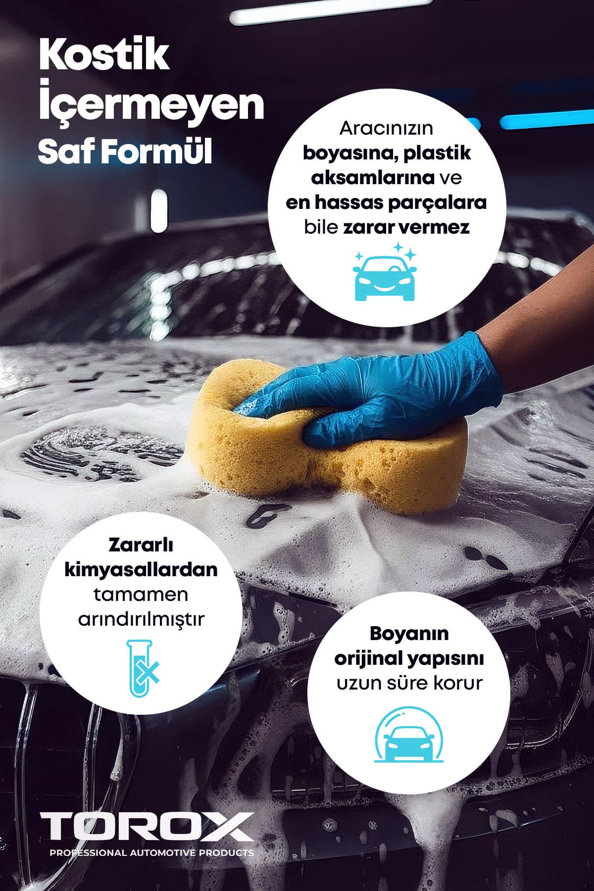Hydrowax Ekstra Cilalı Oto Şampuanı 1000ML 1/20 Konsantre