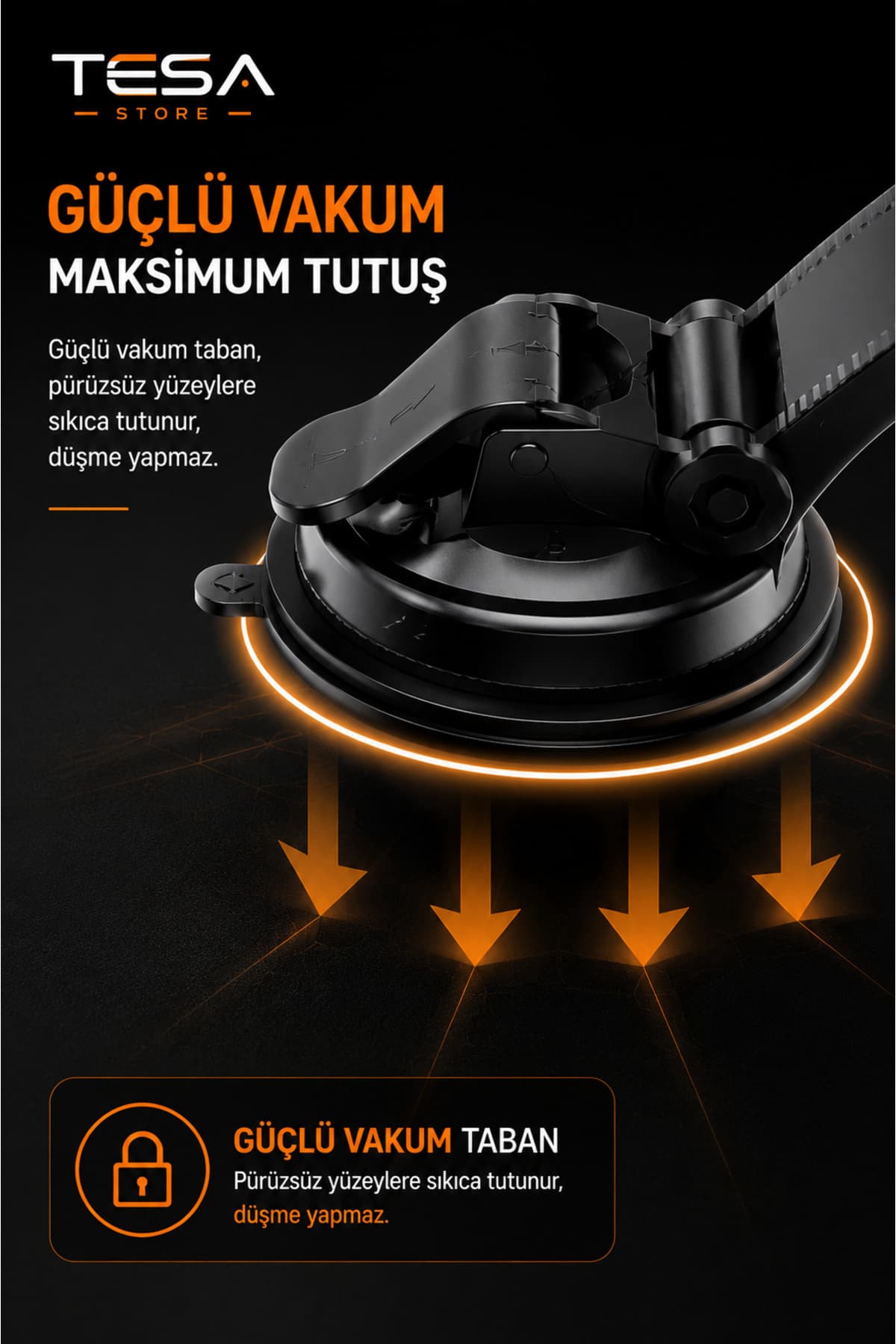 Torpido Üstü Araç İçi Telefon Tutucu
