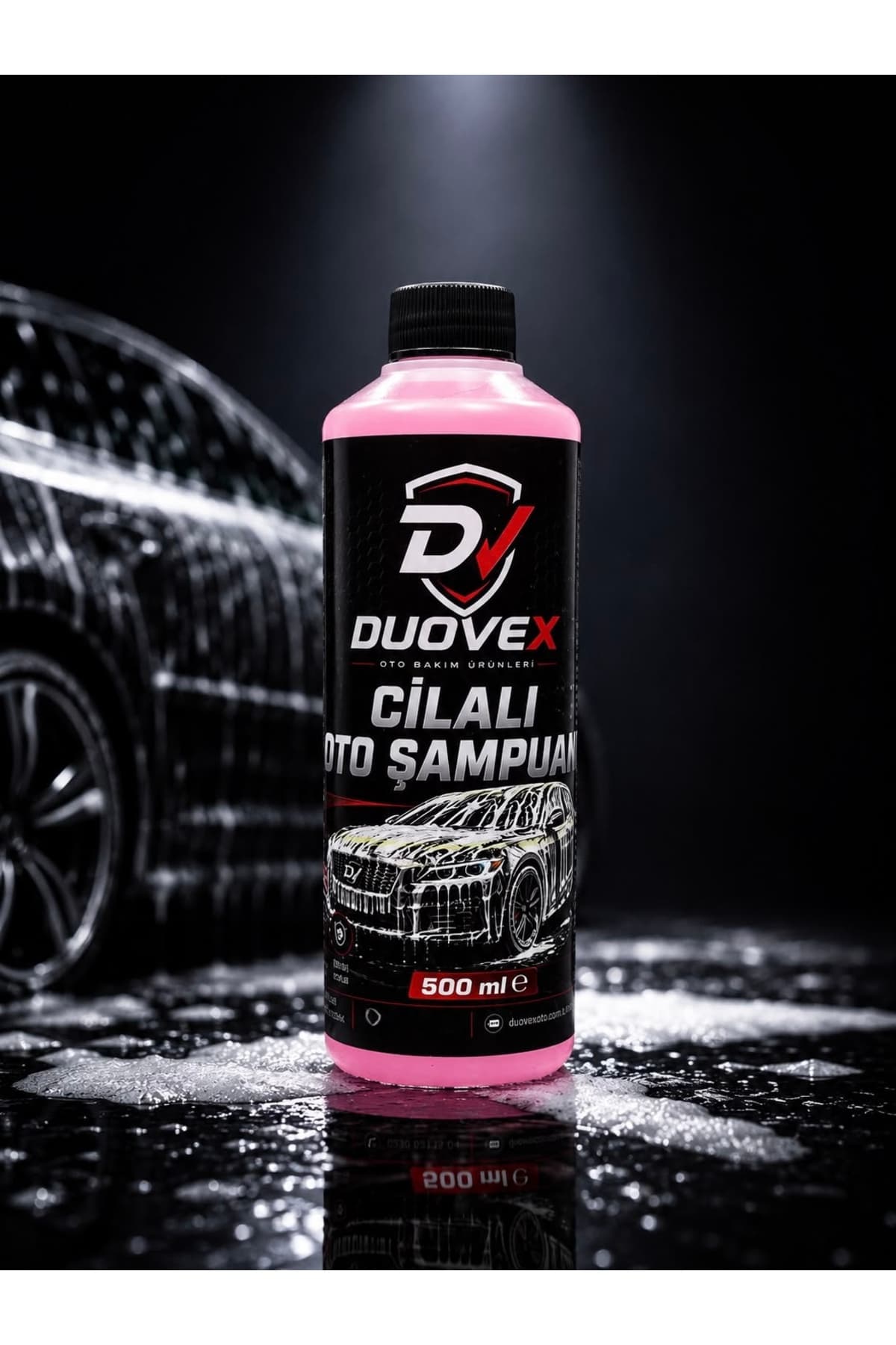 DUOVEX Cilalı Oto Şampuanı 500 ml (ekstra köpük güçlü formül)