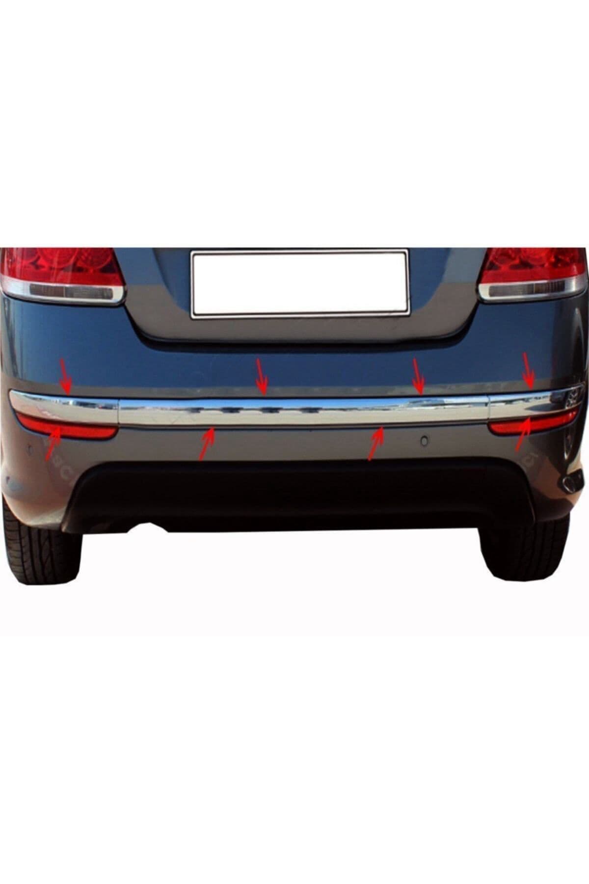 Fiat Linea Krom Arka Tampon Çıtası 2012 Ve Üzeri