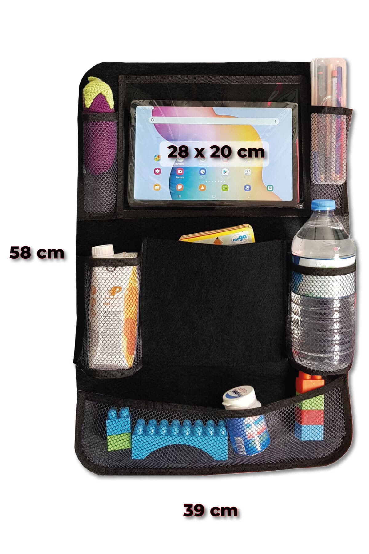 Araba Koltuk Arkası Organizeri Tablet Tutucu Organizer Ipad Tablet Tutucu