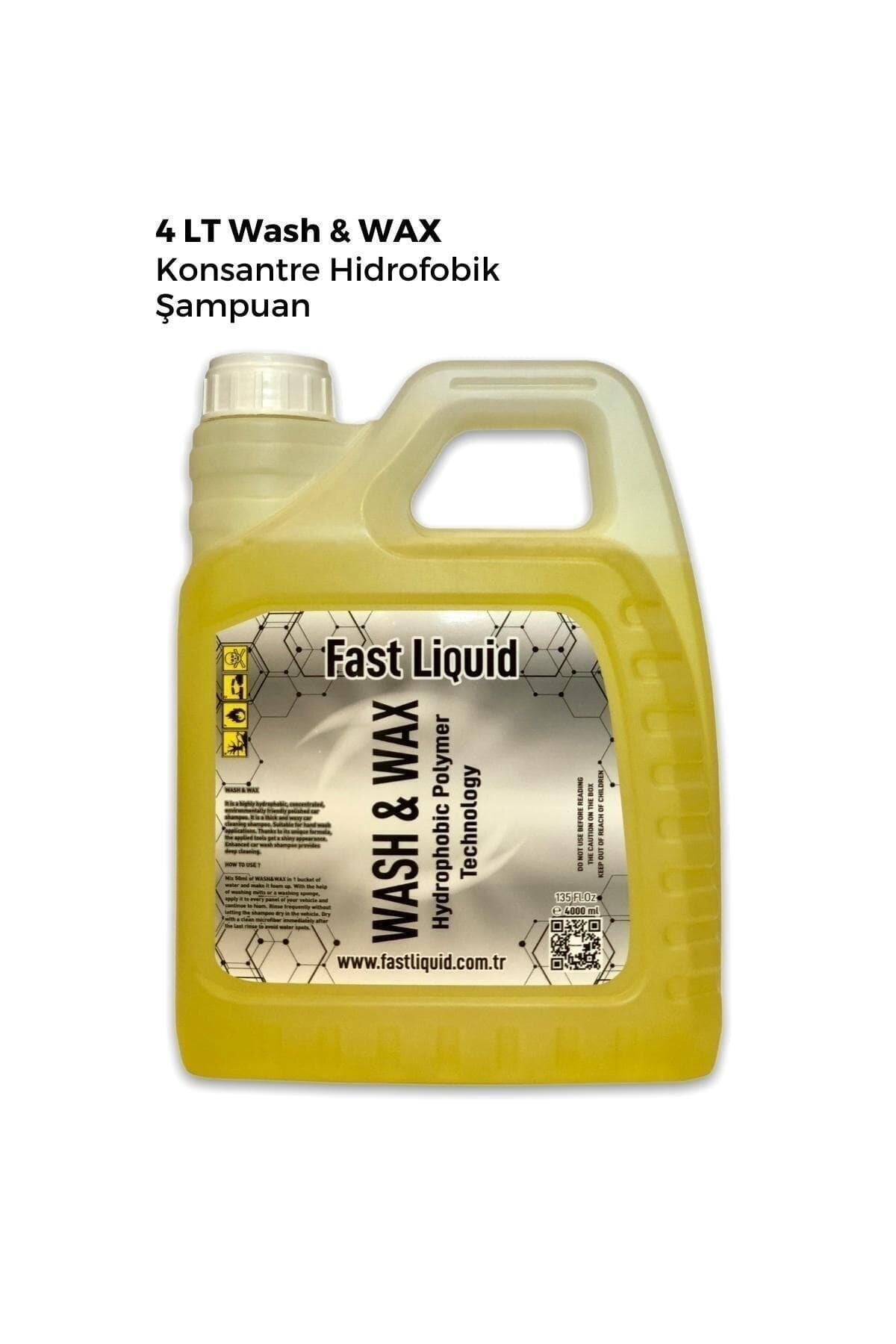 Oto Şampuan Cilalı Yüksek Konsantre 4lt Wash & Wax