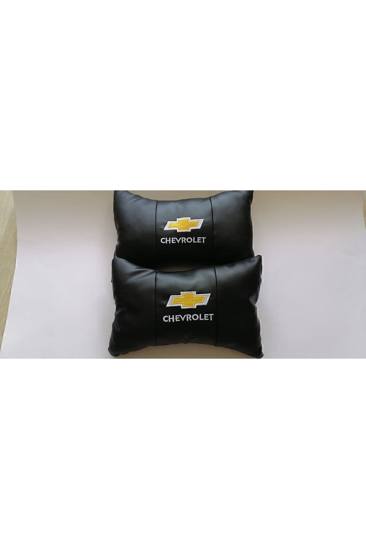 Chevrolet Logo Captiva Cruze Model Oto Araba Ofis Bel Destek Koltuk Boyun Yastığı Vinil Deri Nakış