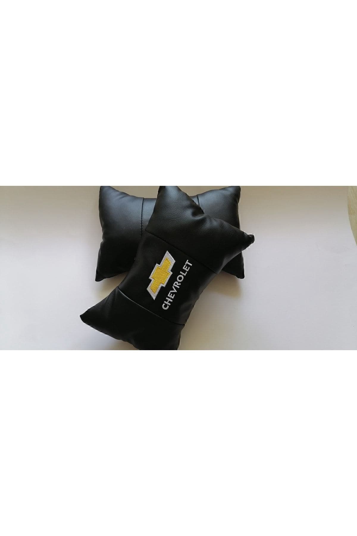 Chevrolet Logo Captiva Cruze Model Oto Araba Ofis Bel Destek Koltuk Boyun Yastığı Vinil Deri Nakış