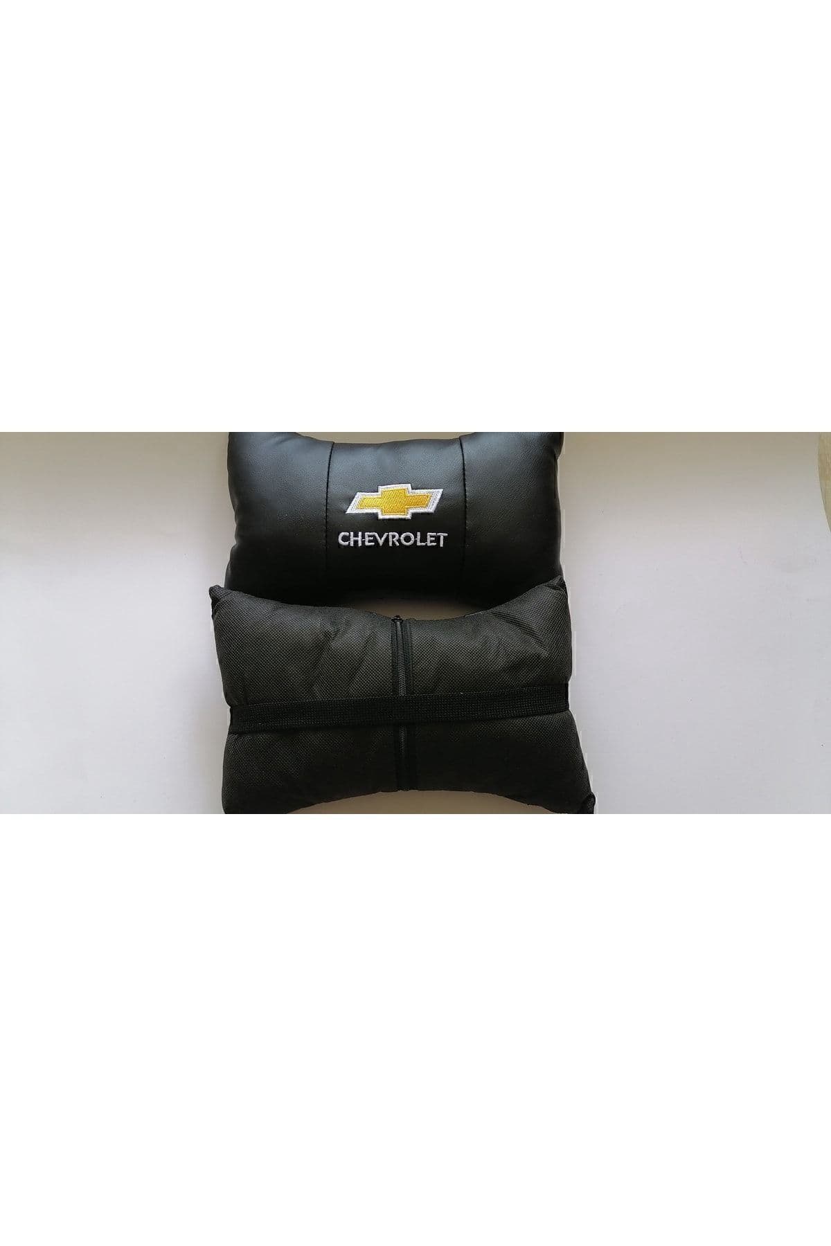 Chevrolet Logo Captiva Cruze Model Oto Araba Ofis Bel Destek Koltuk Boyun Yastığı Vinil Deri Nakış